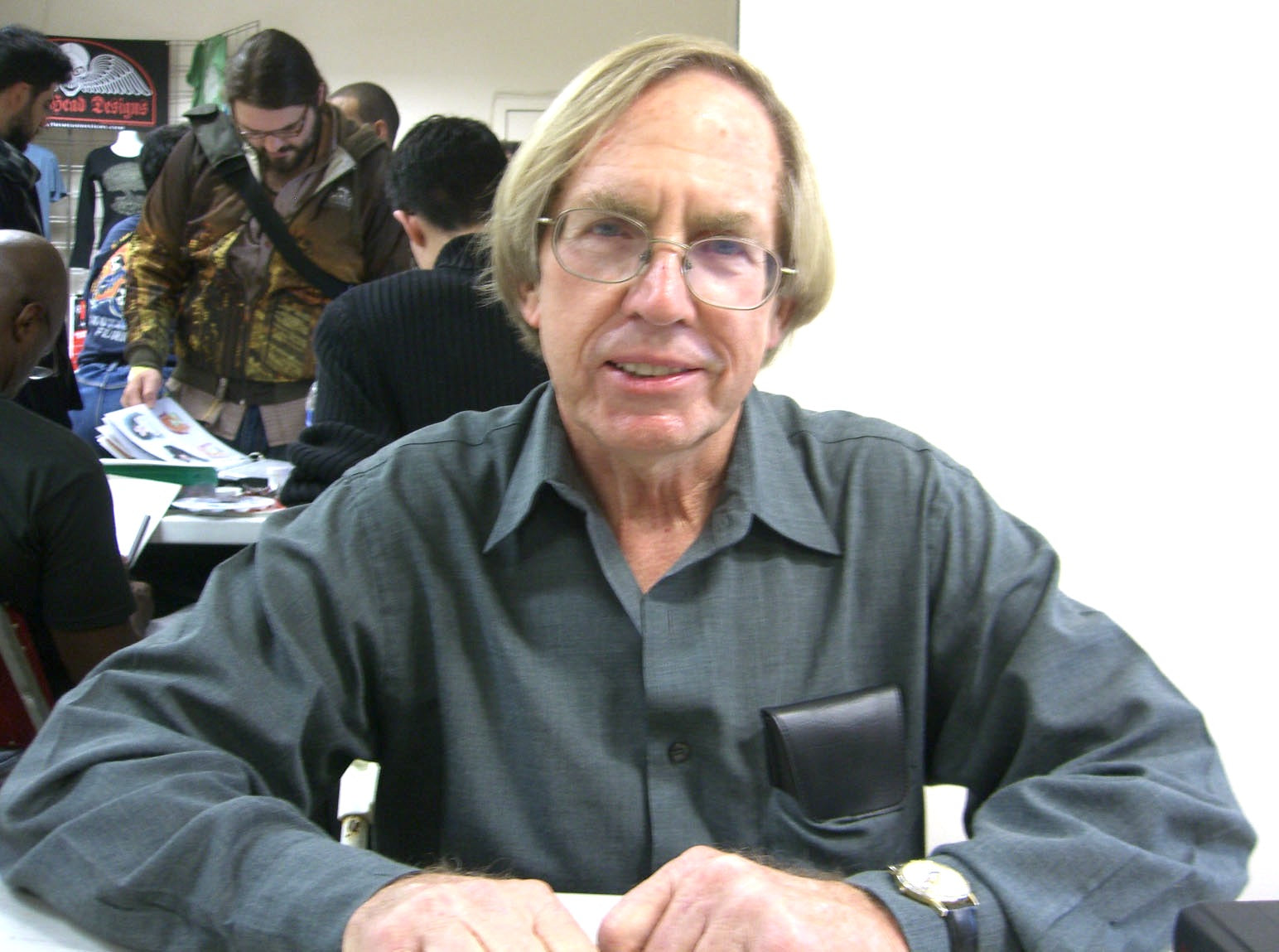 Roy Thomas bei einer Comic-Messe