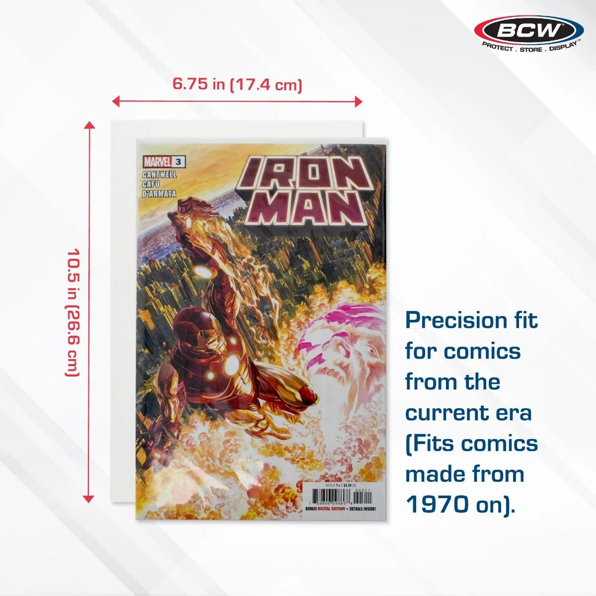 BCW Comic Boards Current Size (100CT.)