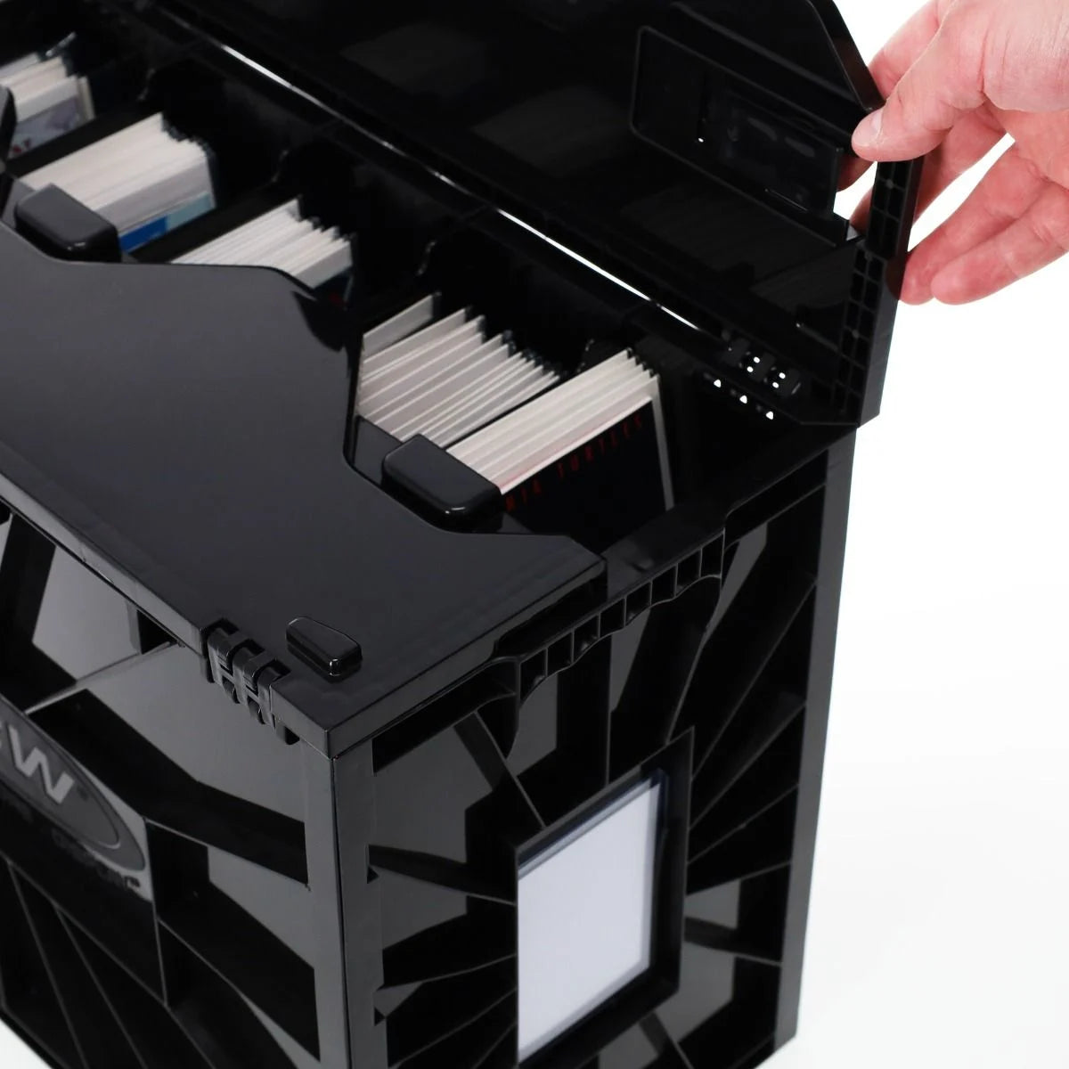 BCW Comic Box Plastic Black Close View