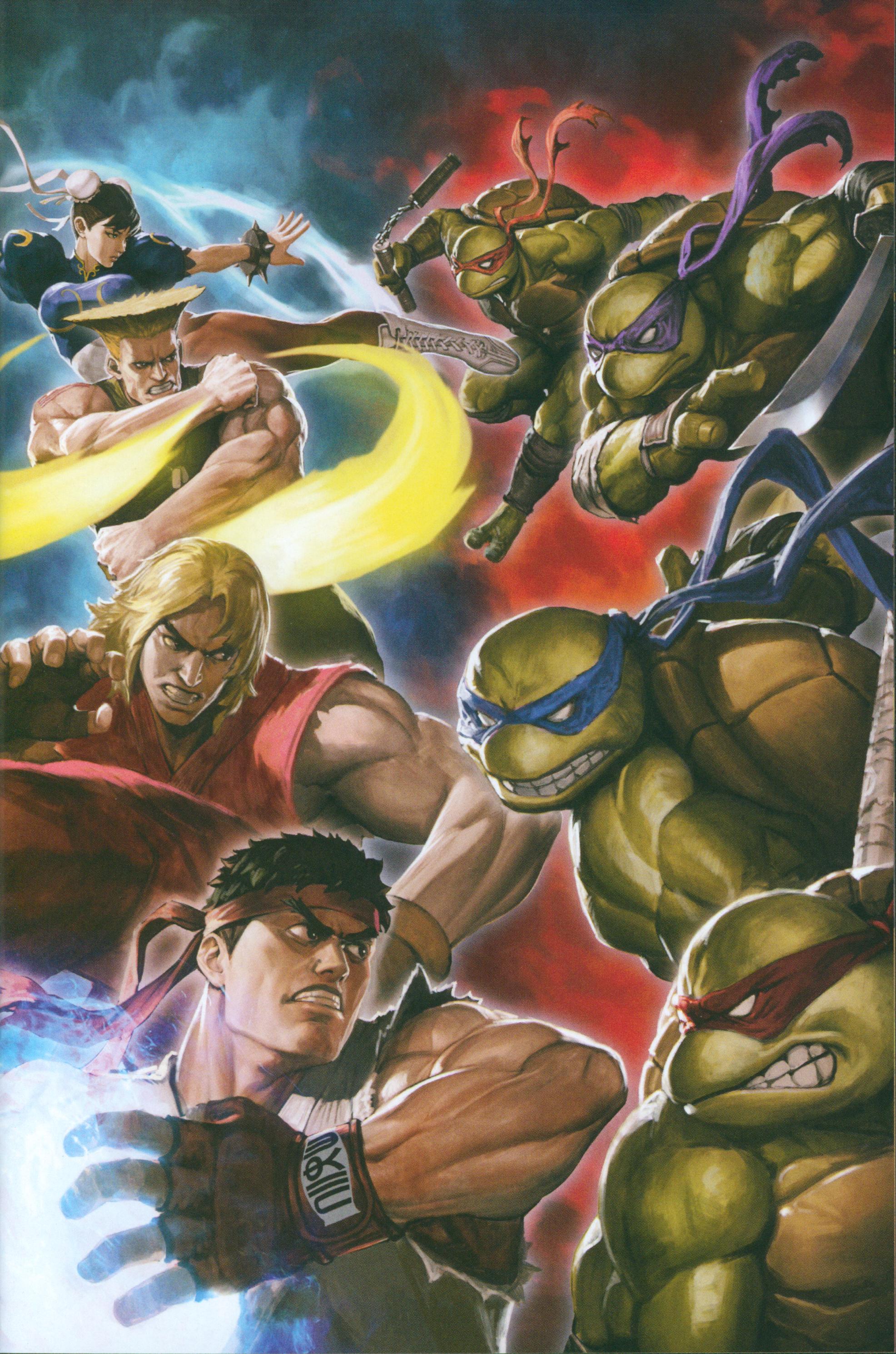 Teenage Mutant Ninja Turtles vs. Street Fighter #2