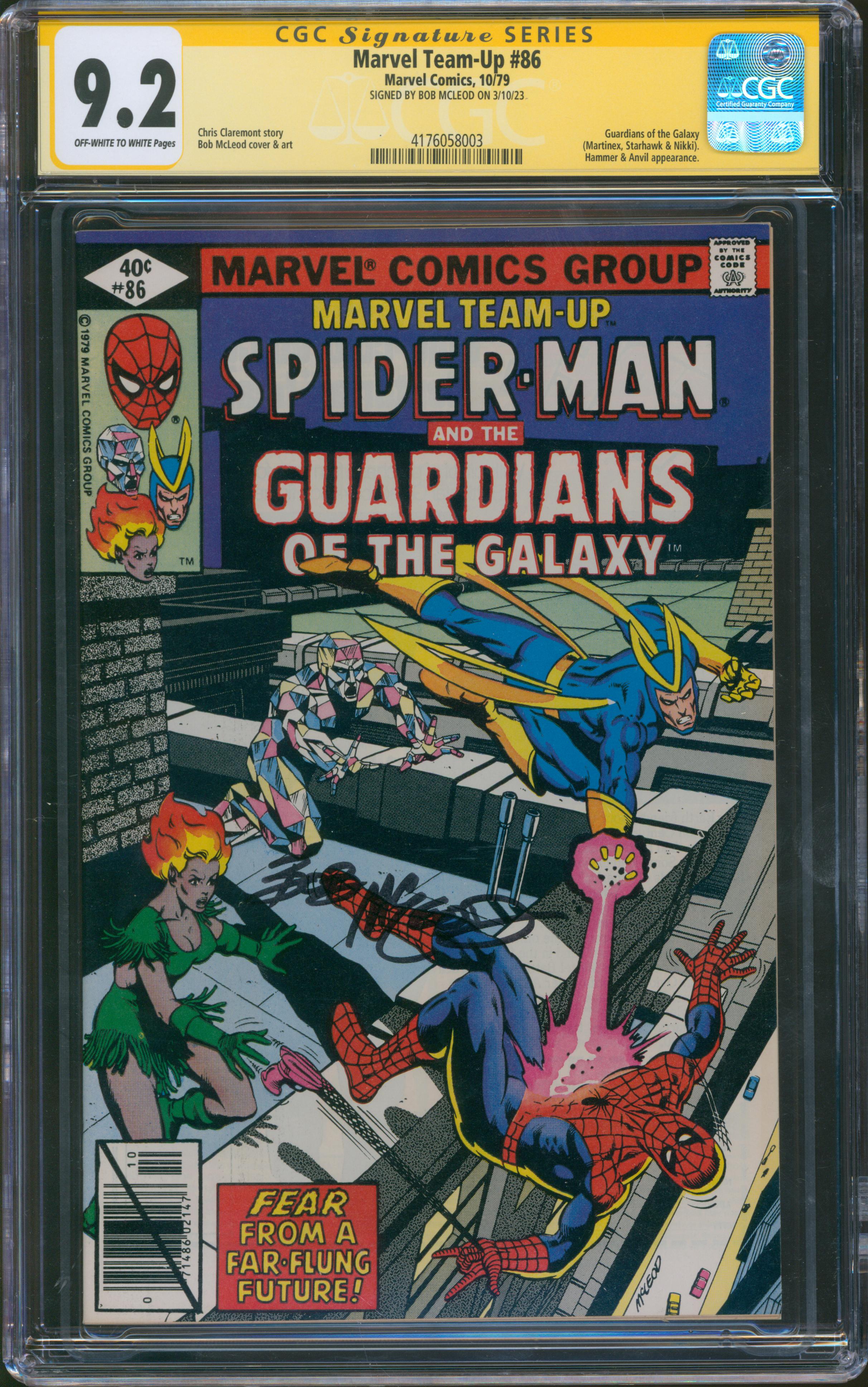 Marvel Team-Up #86 | Unterschrieben Bob McLeod