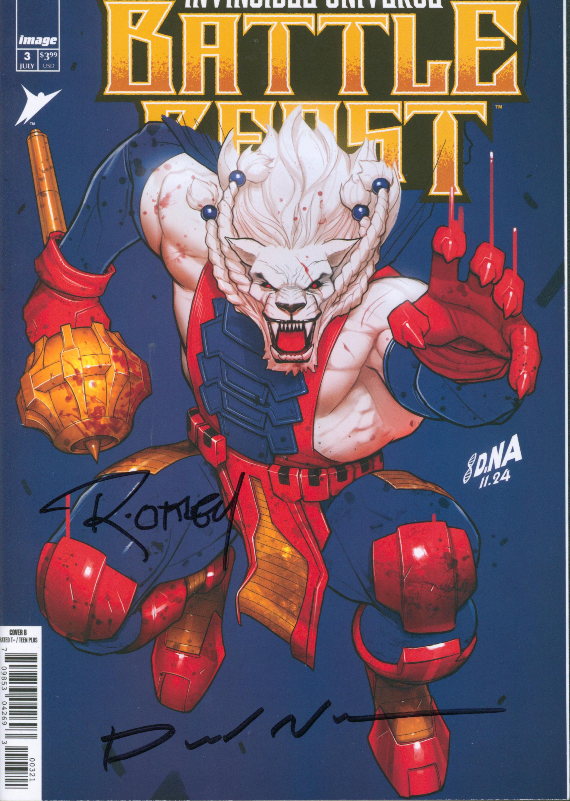 Invincible Universe: Battle Beast #3 | Unterschrieben von David Nakayama & Ryan Ottley