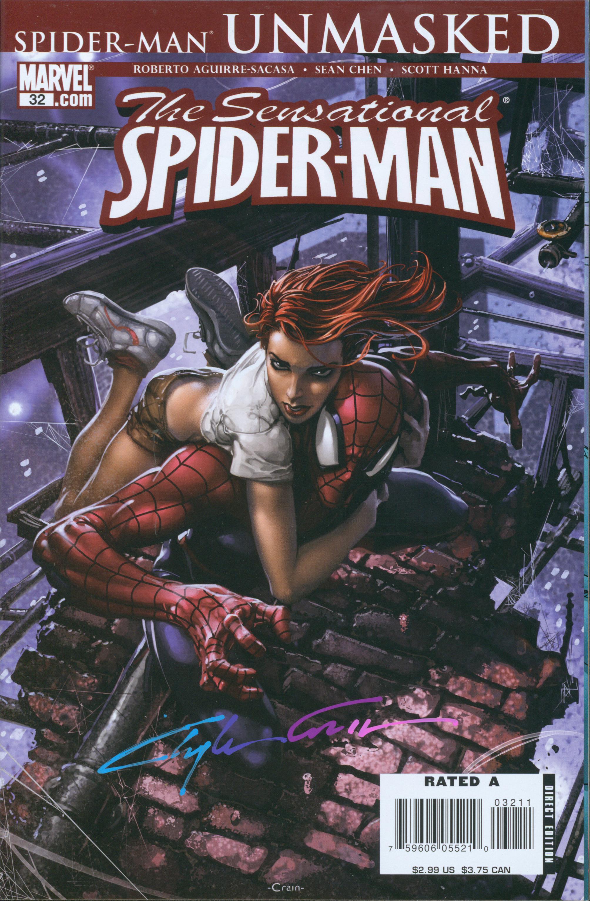 The Sensational Spider-Man #32 | Unterschrieben von Clayton Crane