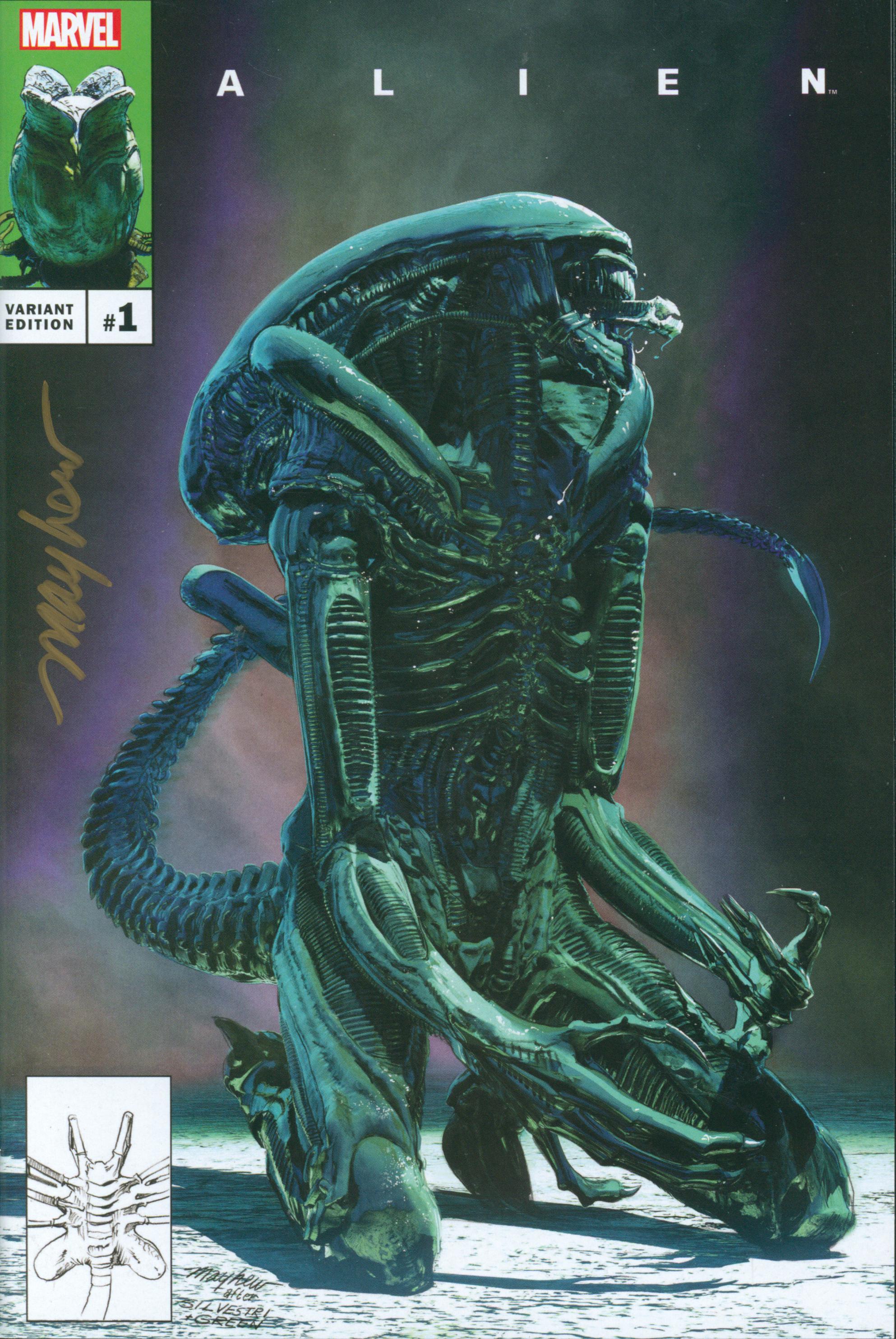 Alien #1 | Unterschrieben von Mike Mayhew