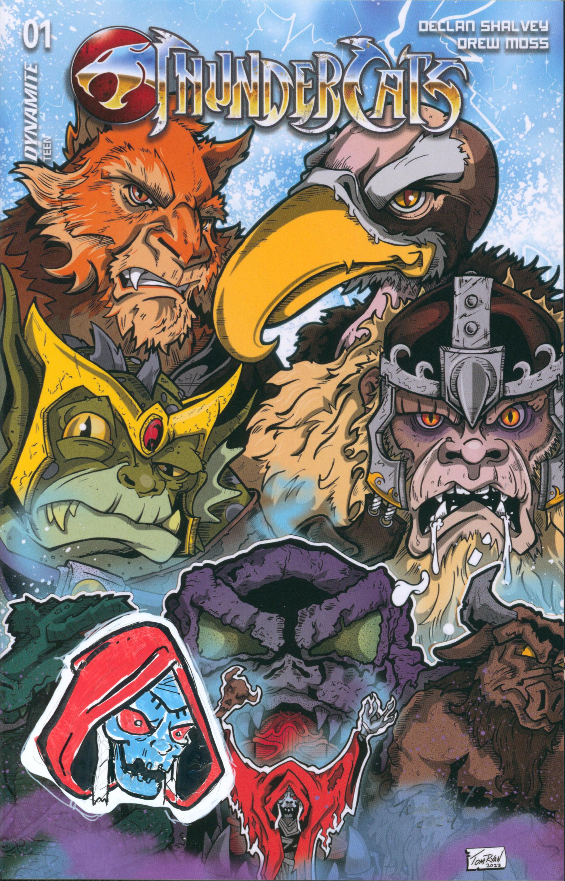 Thundercats #1 | Unterschrieben & Sketch von Tom Ryan