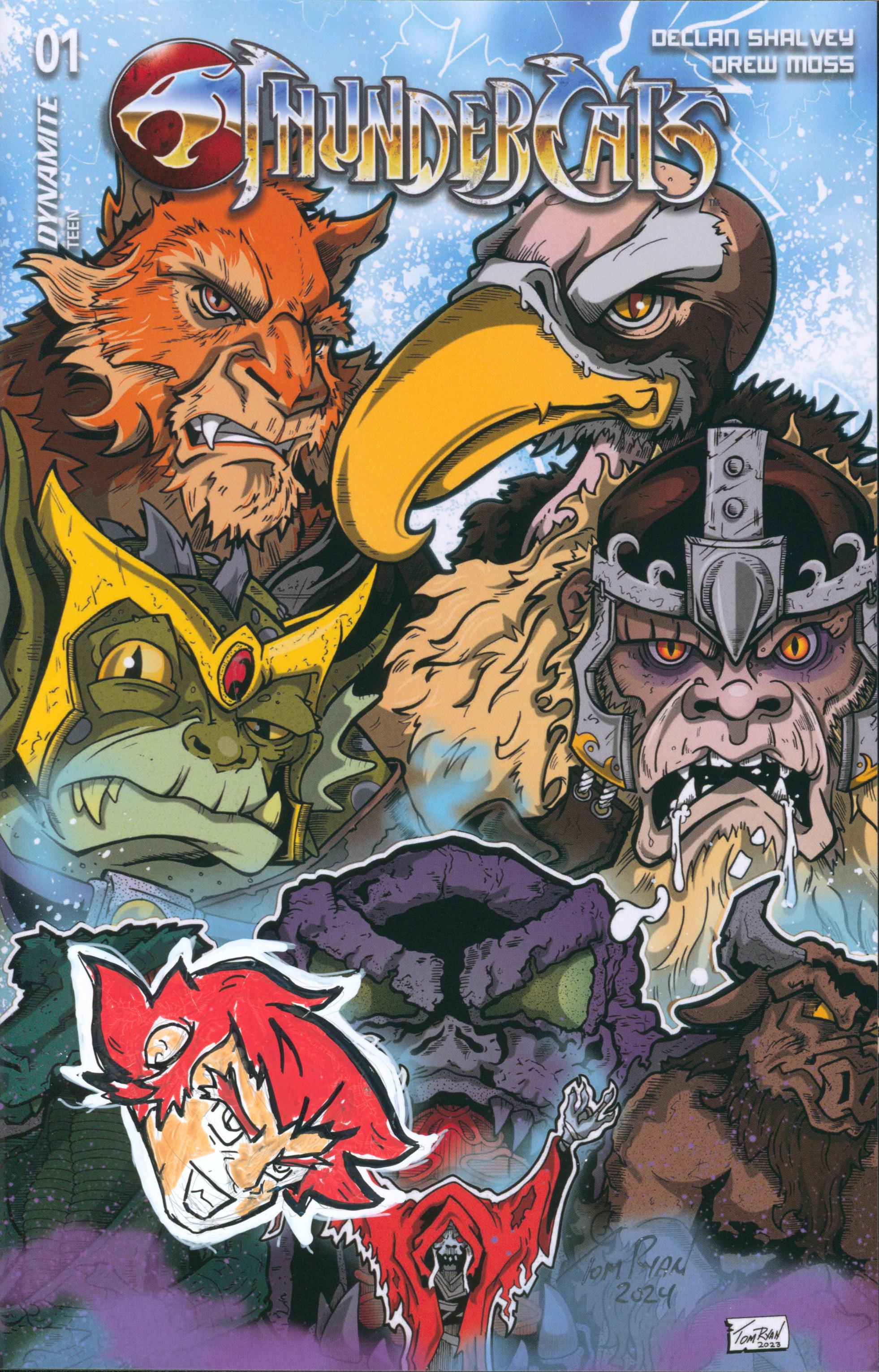 Thundercats #1 | Unterschrieben & Sketch von Tom Ryan