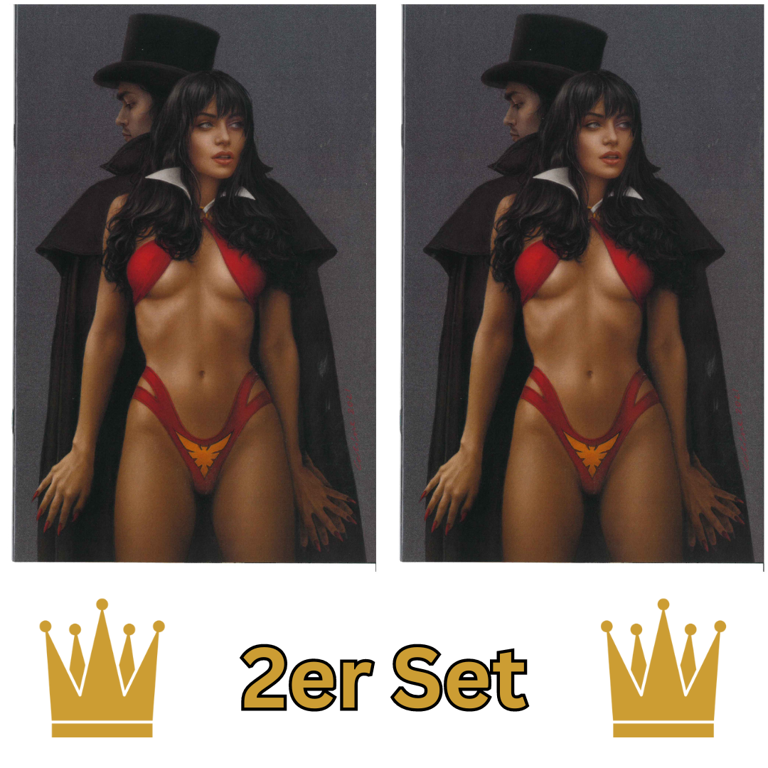 Vampirella / Dracula: Unholy #1 Celina Variant & Virgin