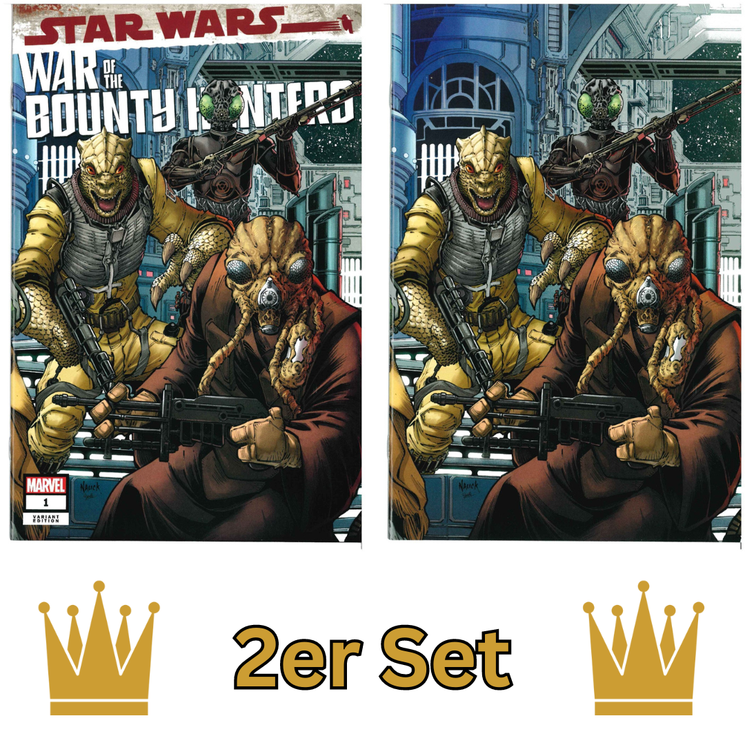 Star Wars: War of the Bounty Hunters #1 Retailer Exclusive Trade Dress Variant & Virgin