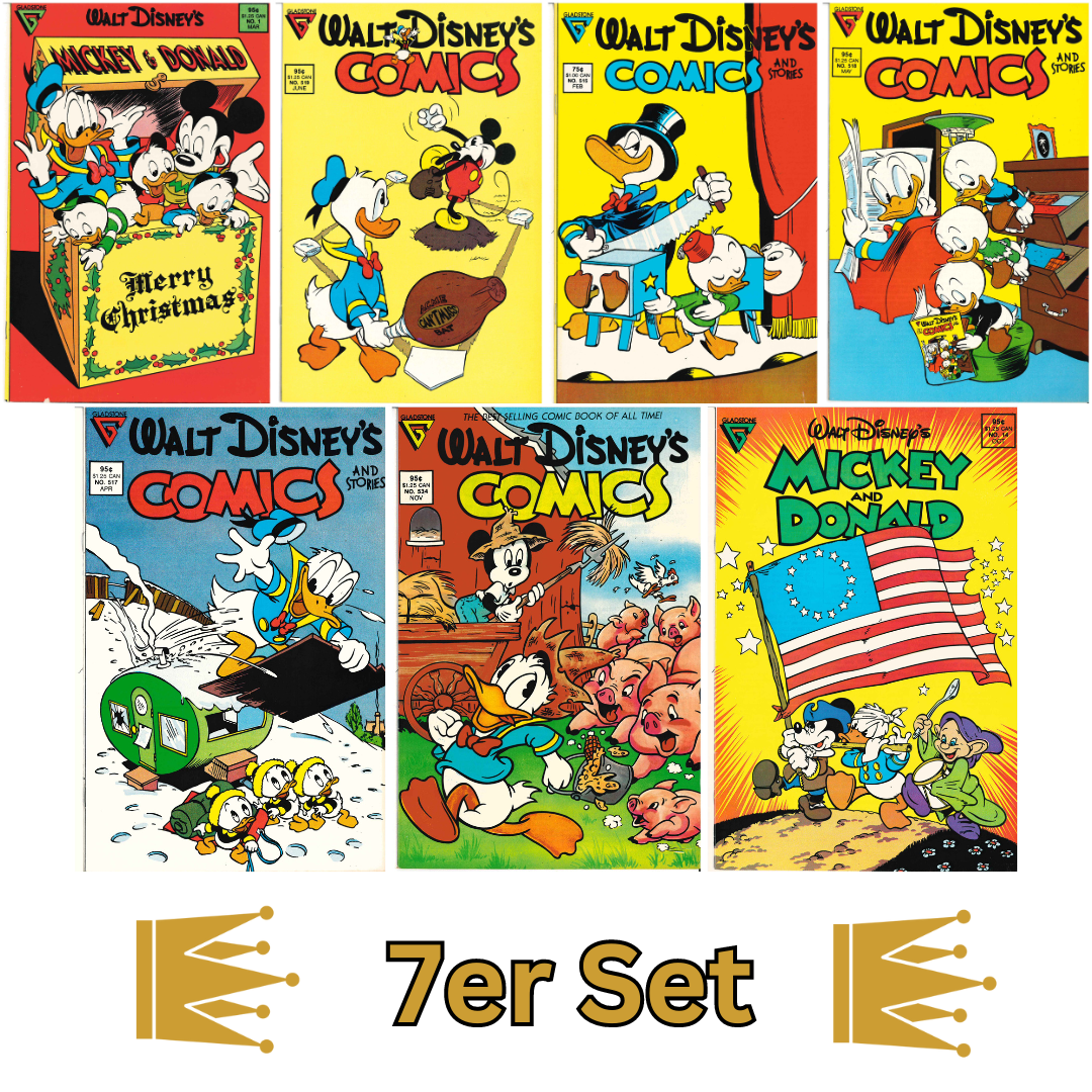 7x Walt Disney's Comics Bundel
