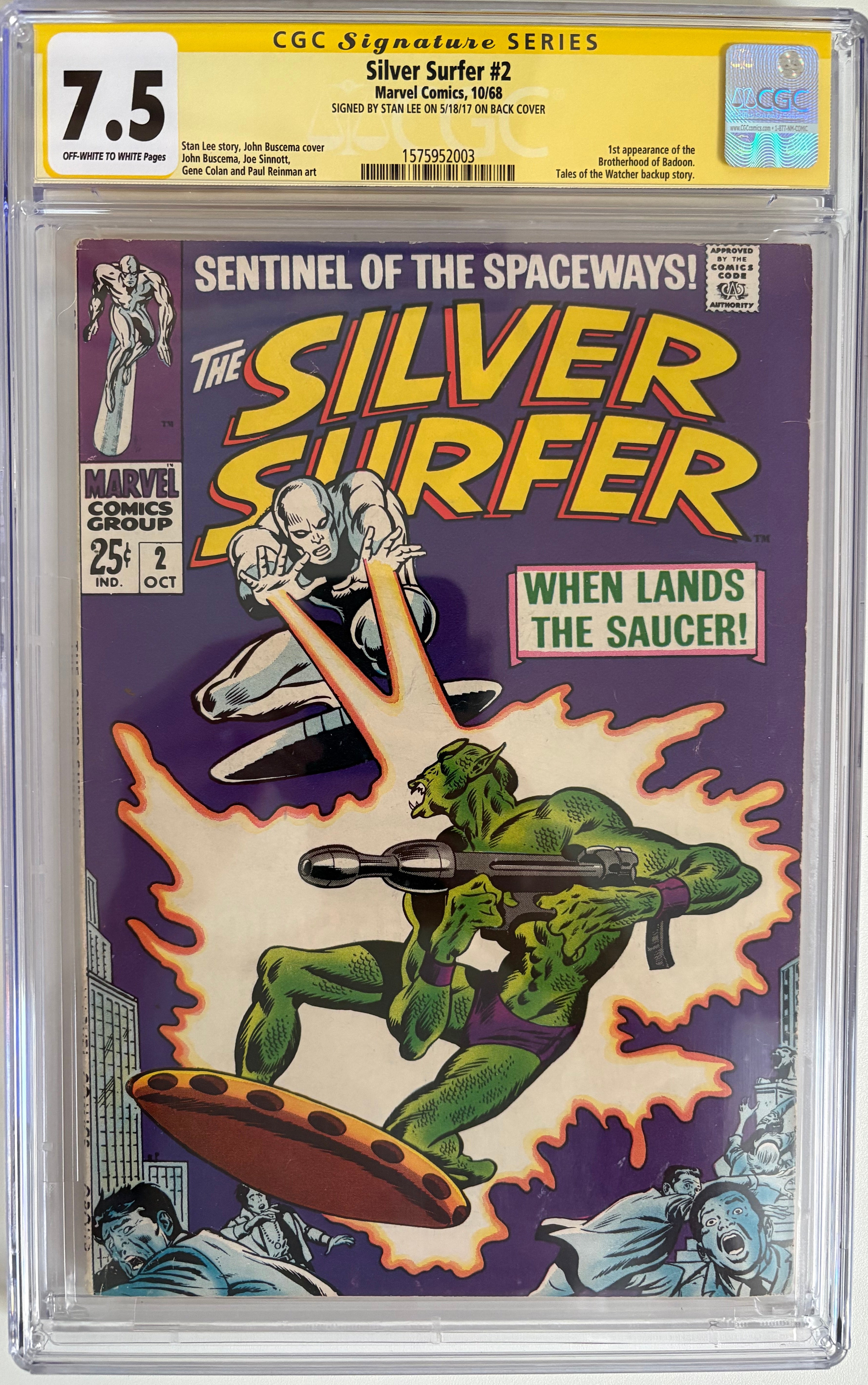 Silver Surfer #2 | Unterschrieben von Stan Lee