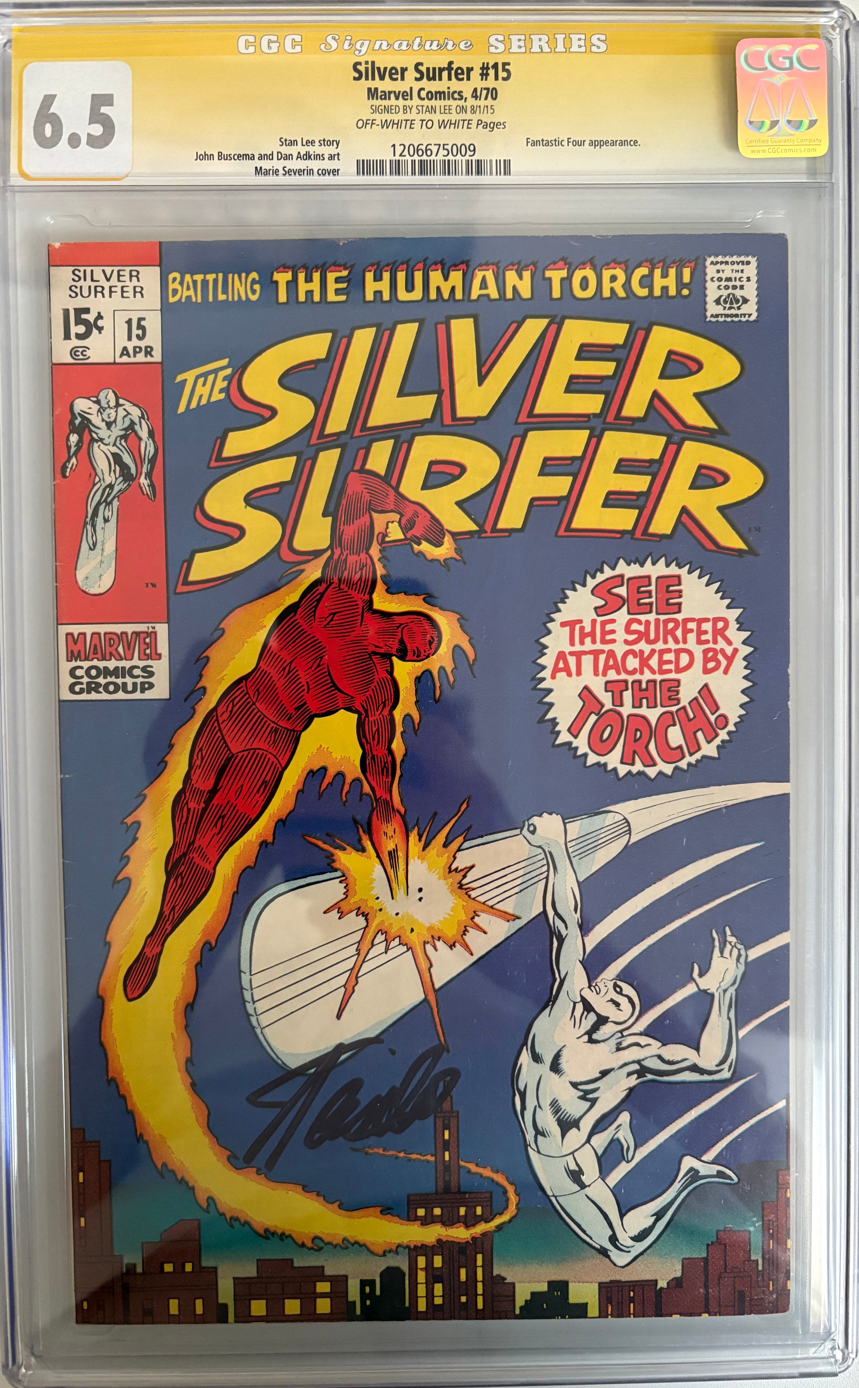 Silver Surfer #15 | Unterschrieben von Stan Lee