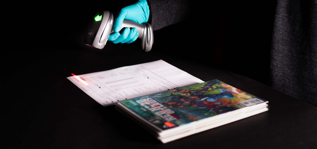 CGC Gradingprozess Empfang der Comics