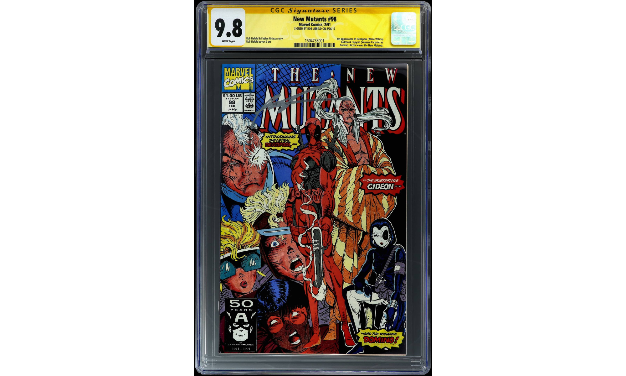 New Mutants #98 nach dem Grading