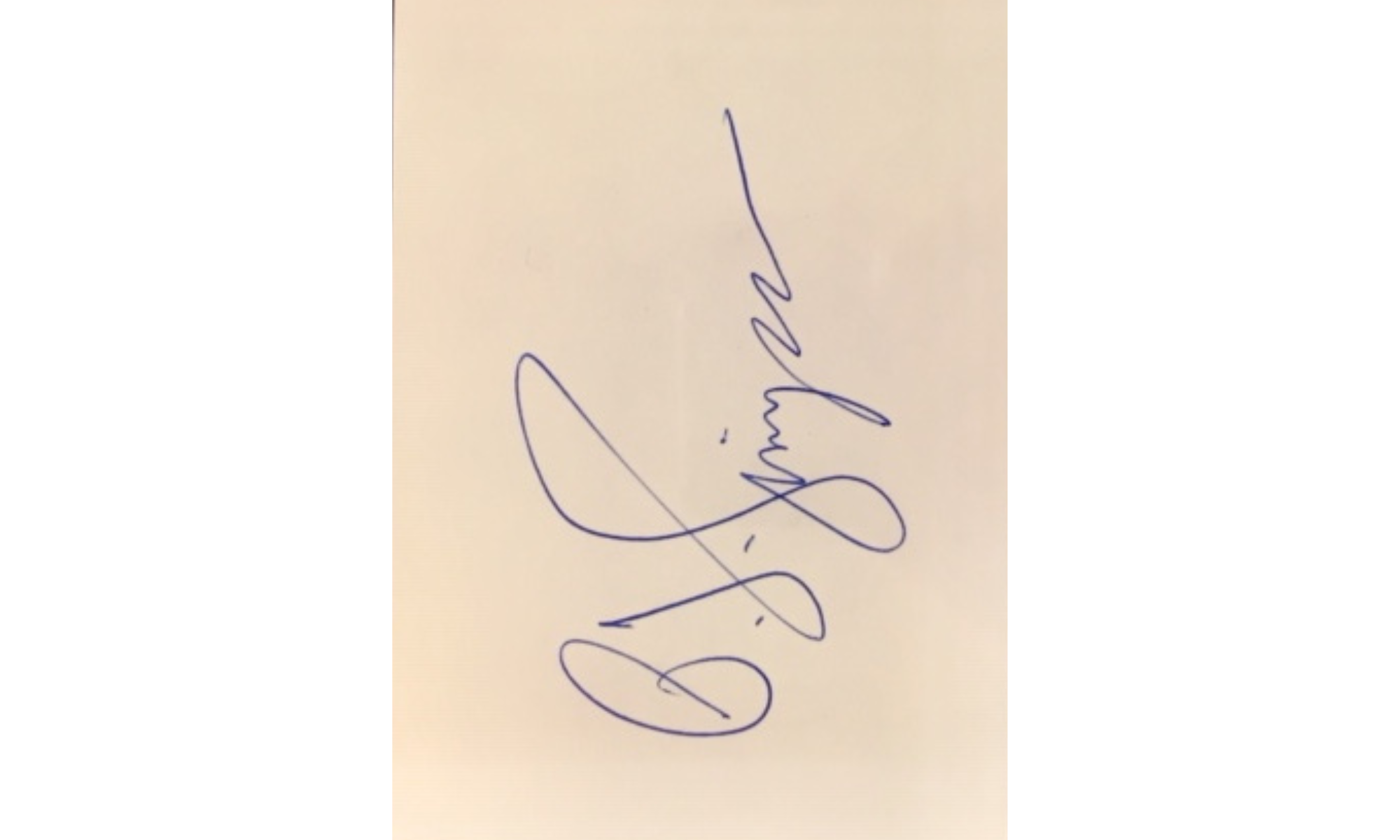 Unterschrift vor Beckett Authentifizierung & Verkaselung