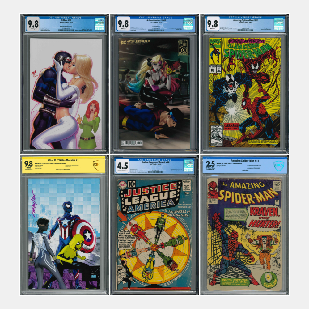 Graded Marvel Comics von CBCS & CGC