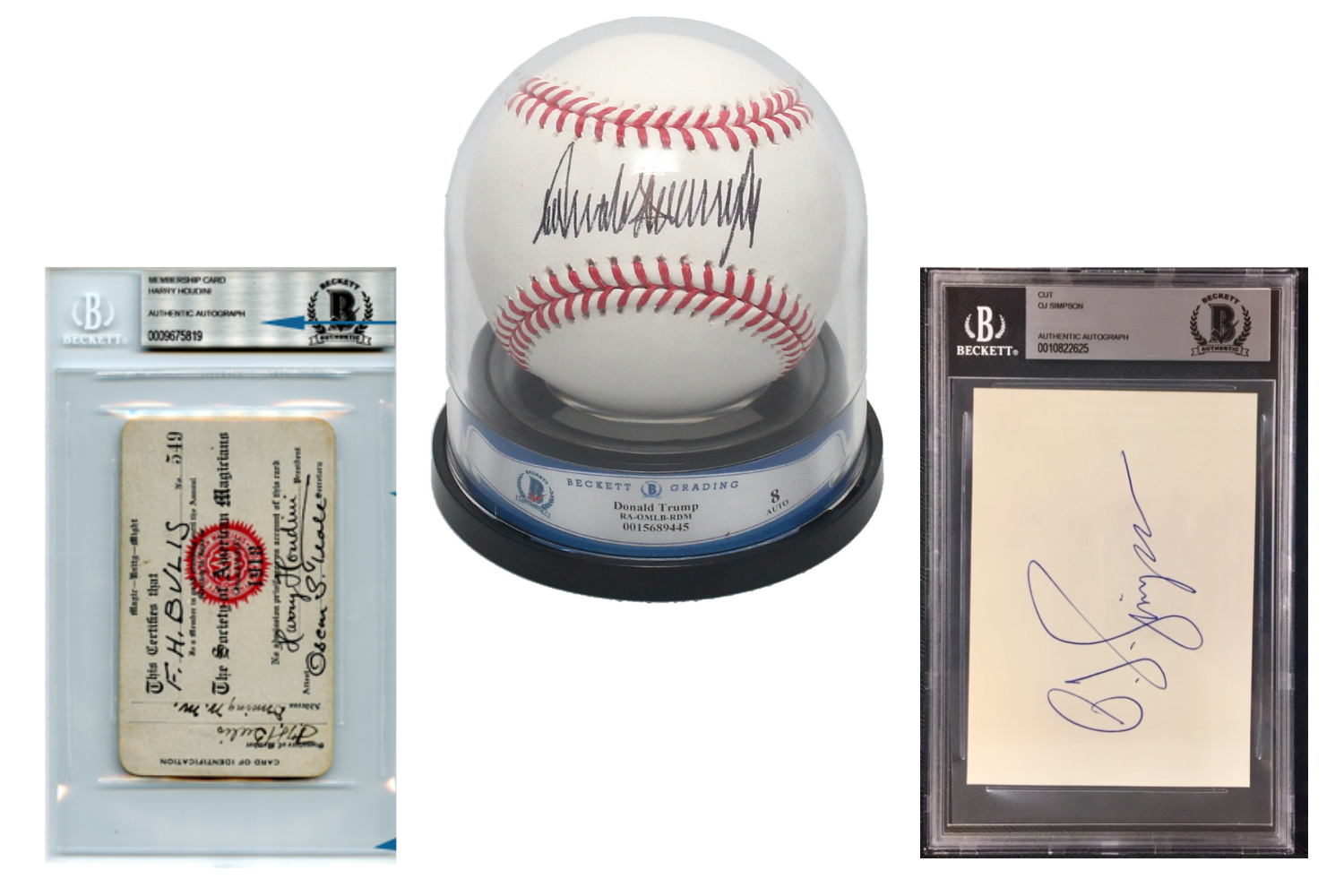 Beckett Authentifizierung & Verkaselung