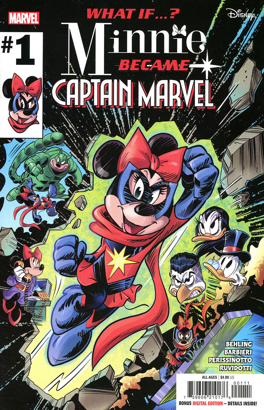 Marvel & Disney: What If...? Minnie Became Captain Marvel #1