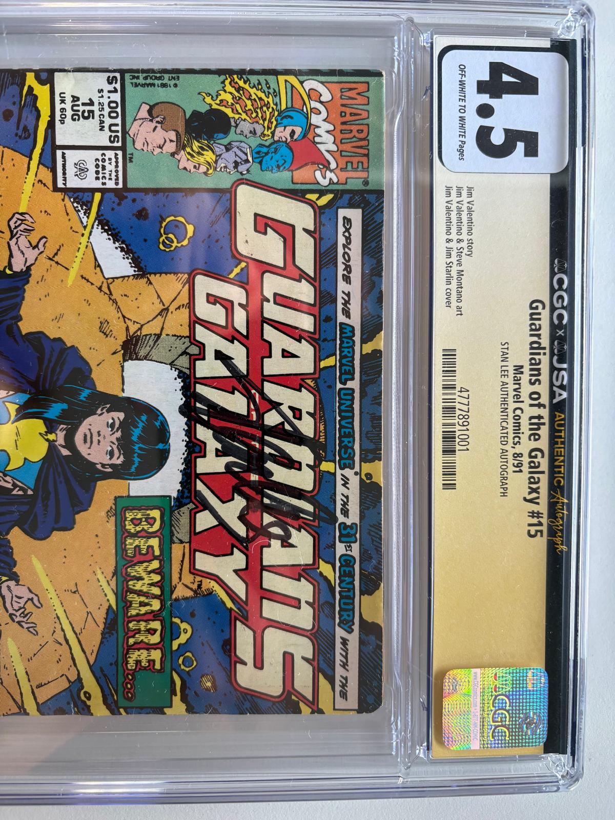 Guardians of the Galaxy #15 | Unterschrieben von Stan Lee