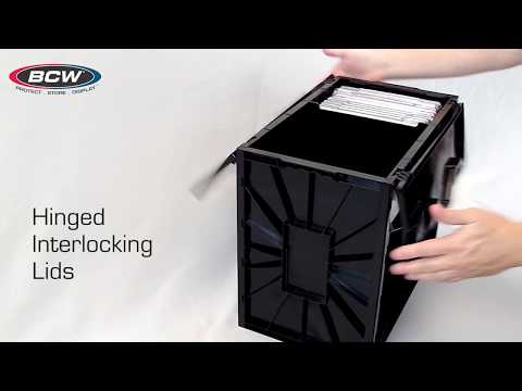 BCW Graded Comic Box Plastic Black