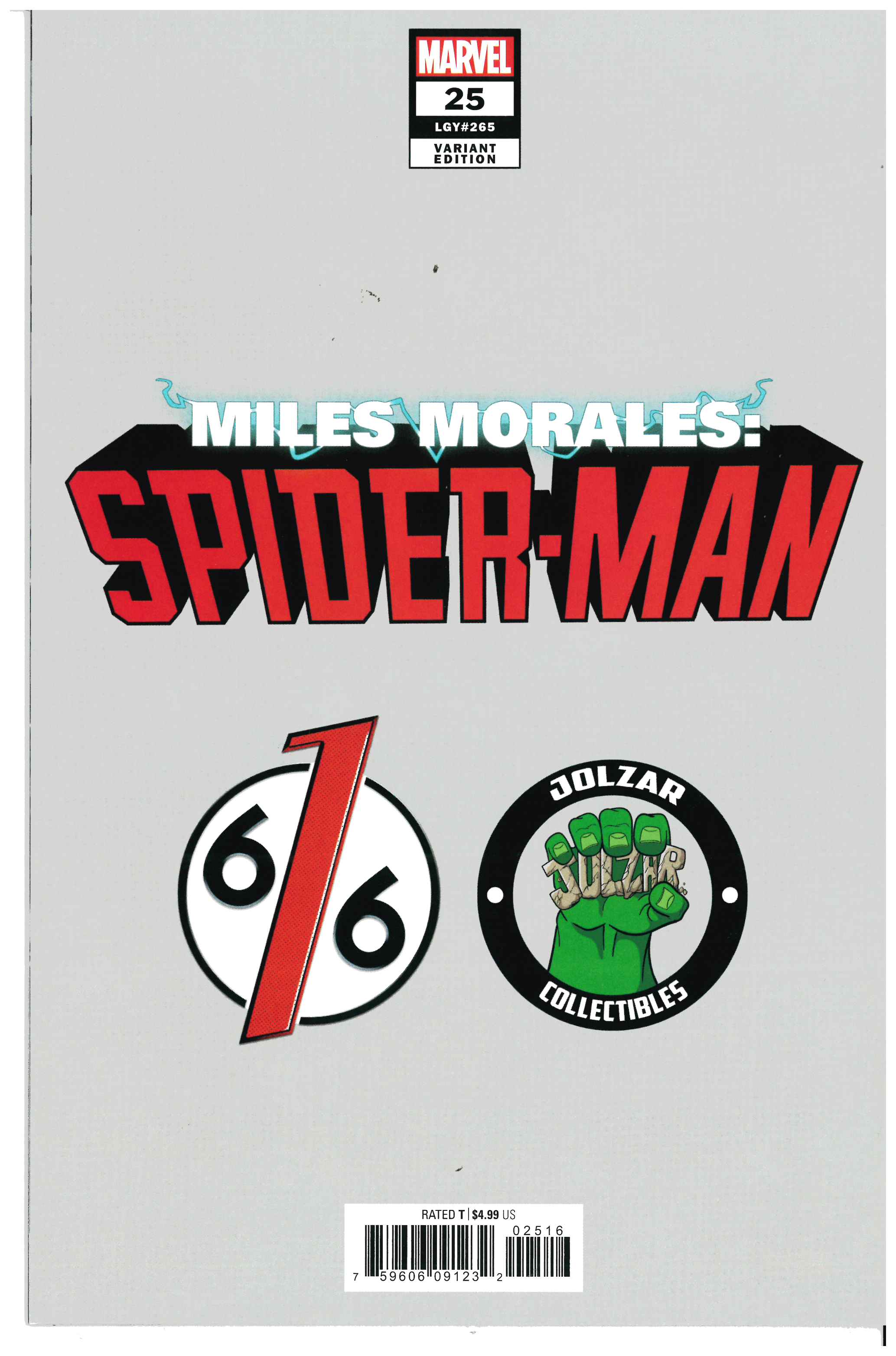 Miles Morales: Spider-Man #25 backside