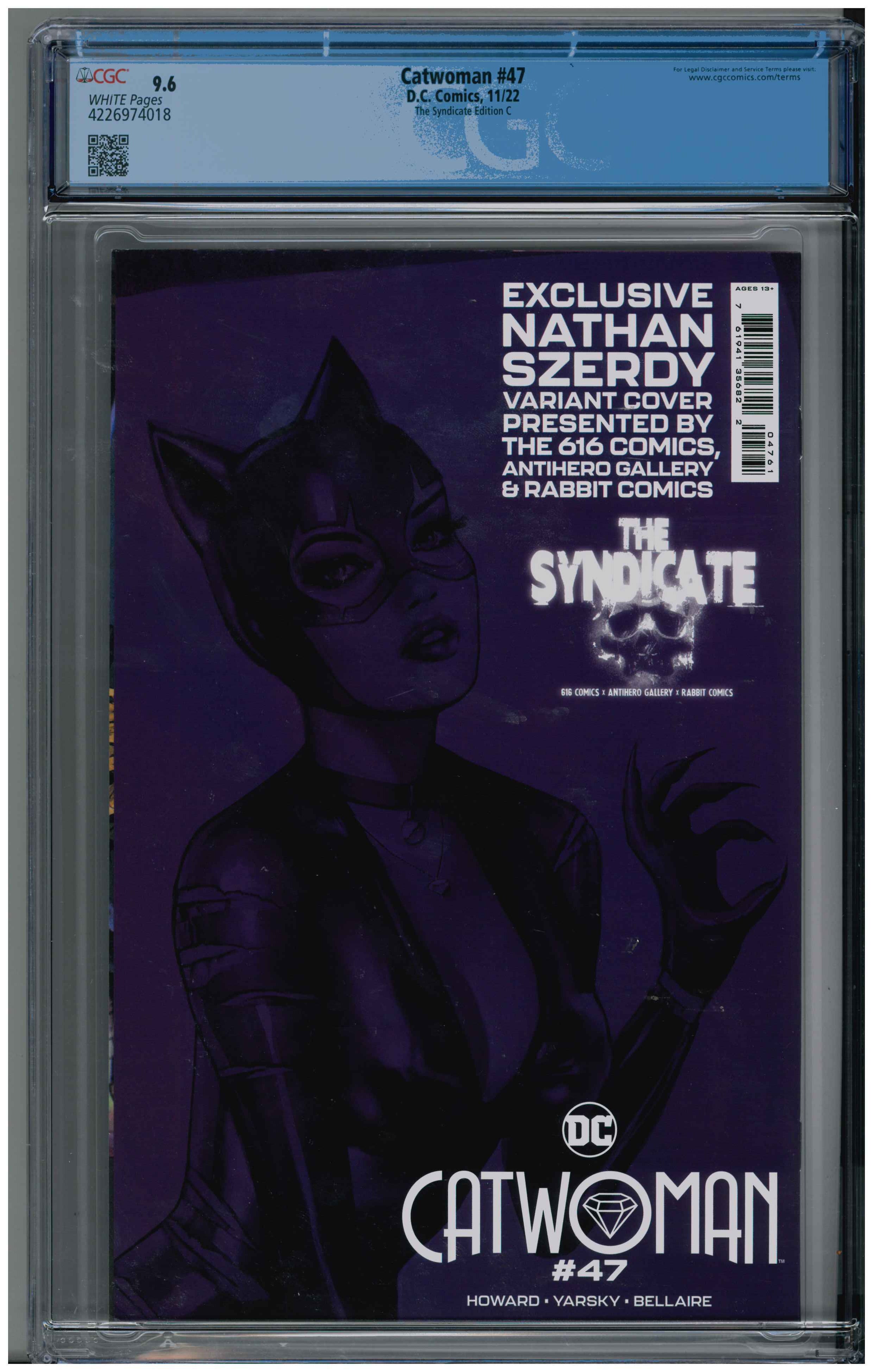 Catwoman #47 backside