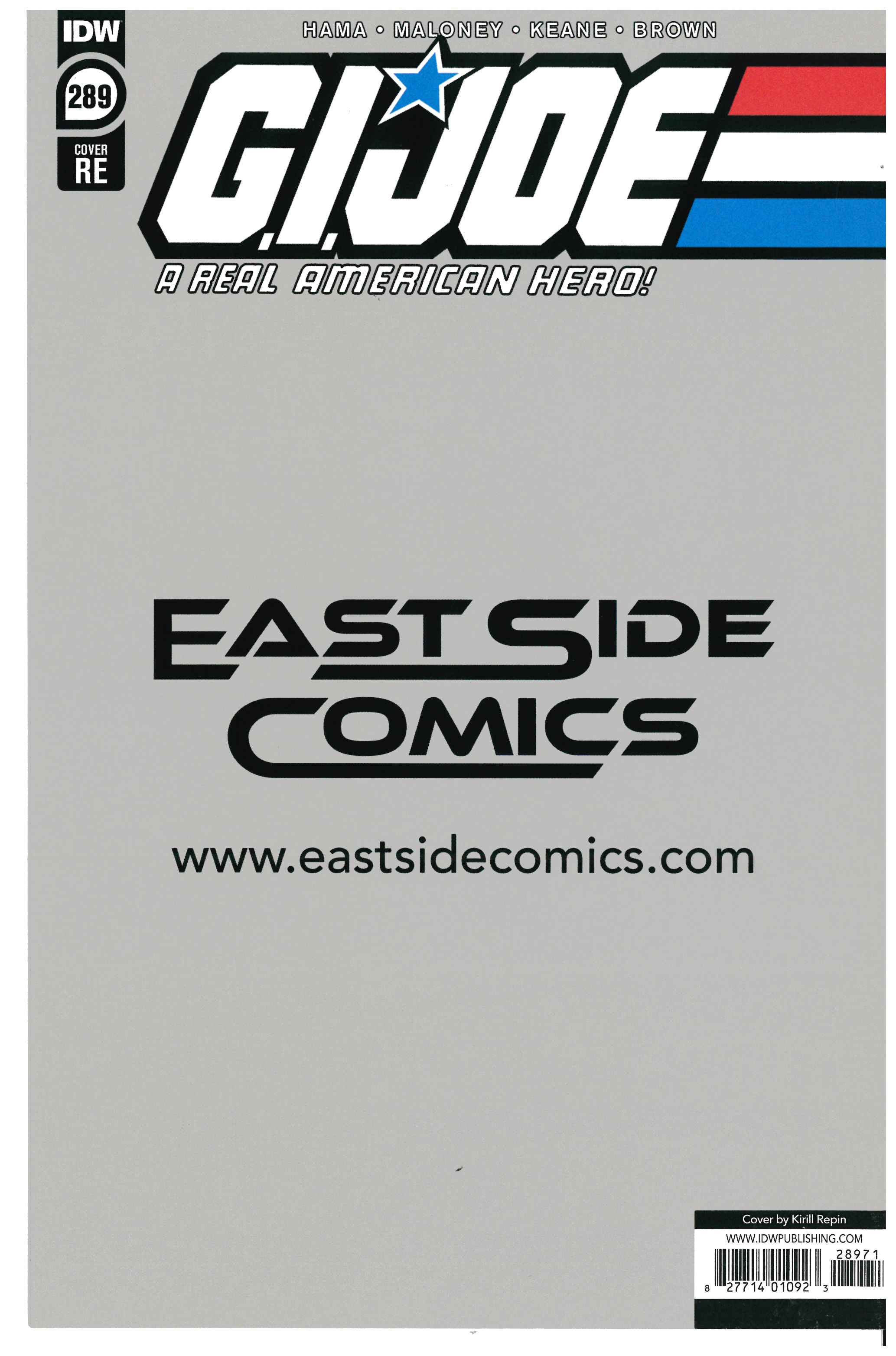 G.I. Joe: A Real American Hero #1 backside