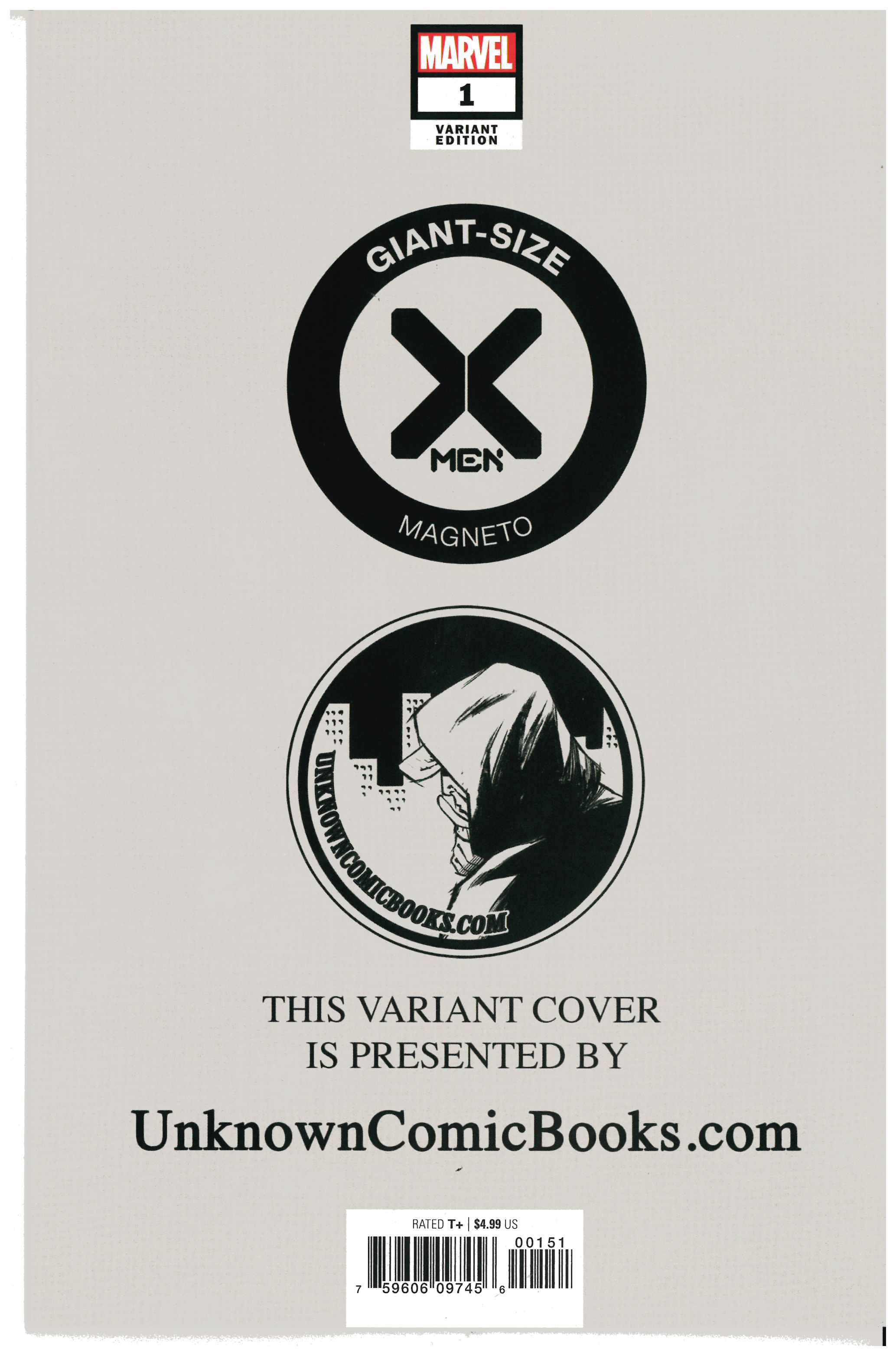 Giant-Size X-Men: Magneto #1 backside