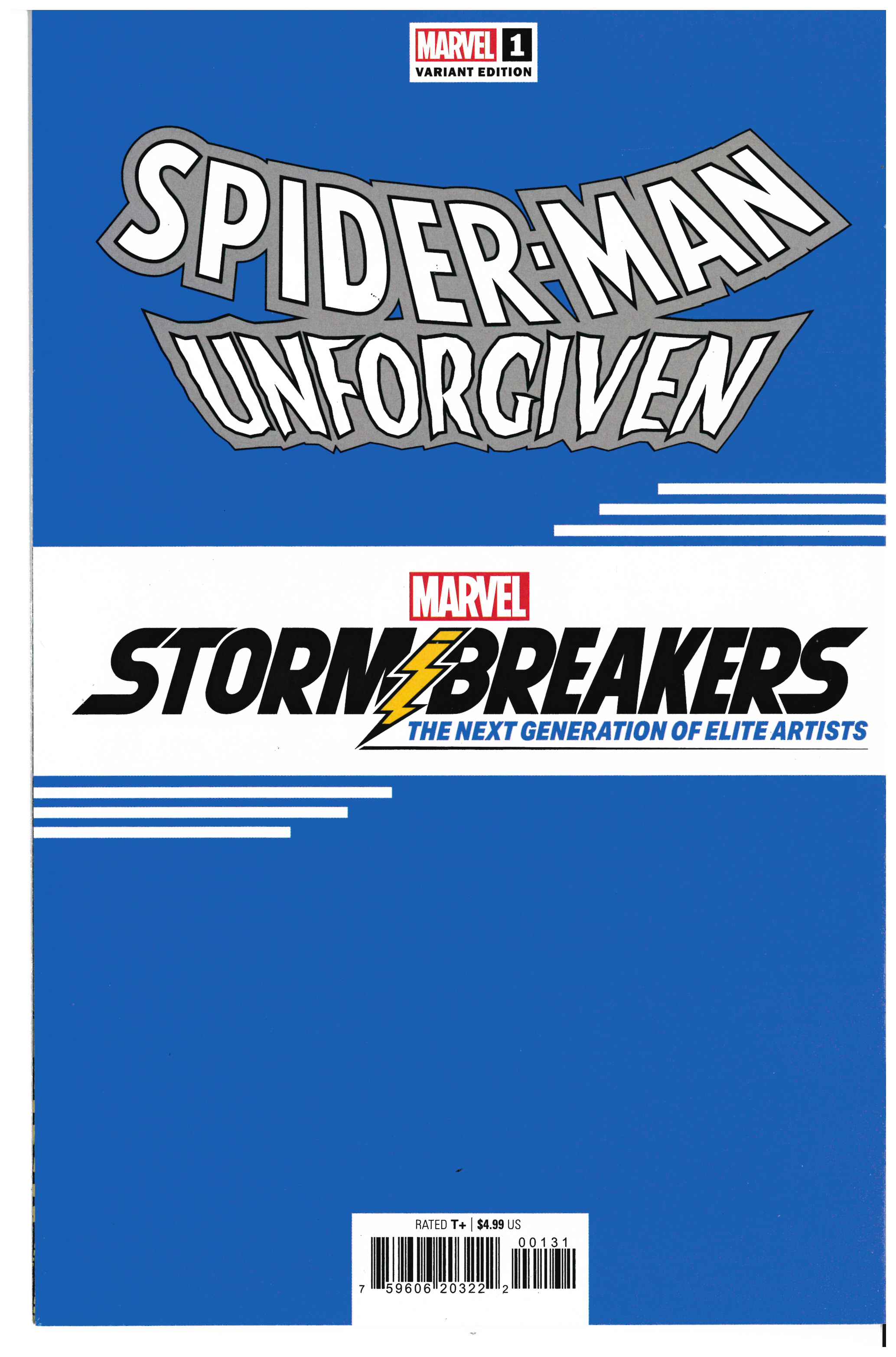 Spider-Man: Unforgiven #1 backside