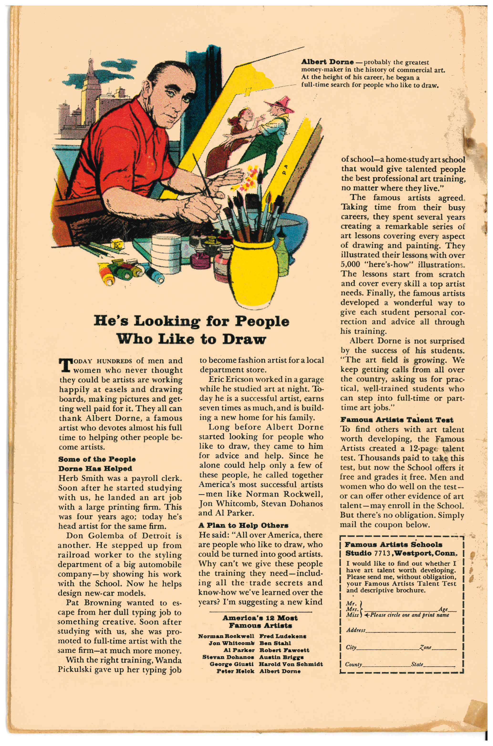 Fantastic Four #45 backside