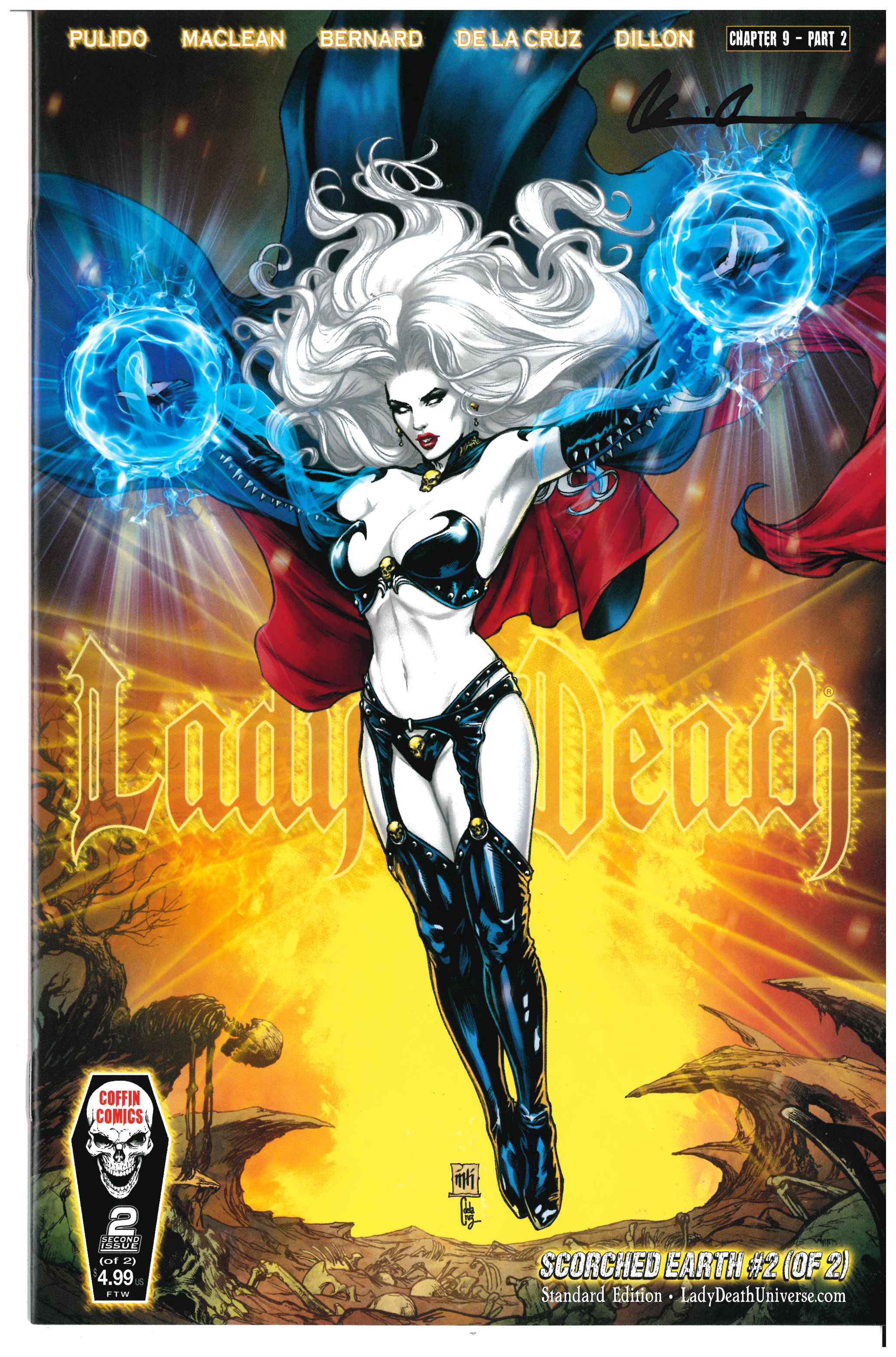 Lady Death: Scorched Earth #2 | Signed by Brian Pulido