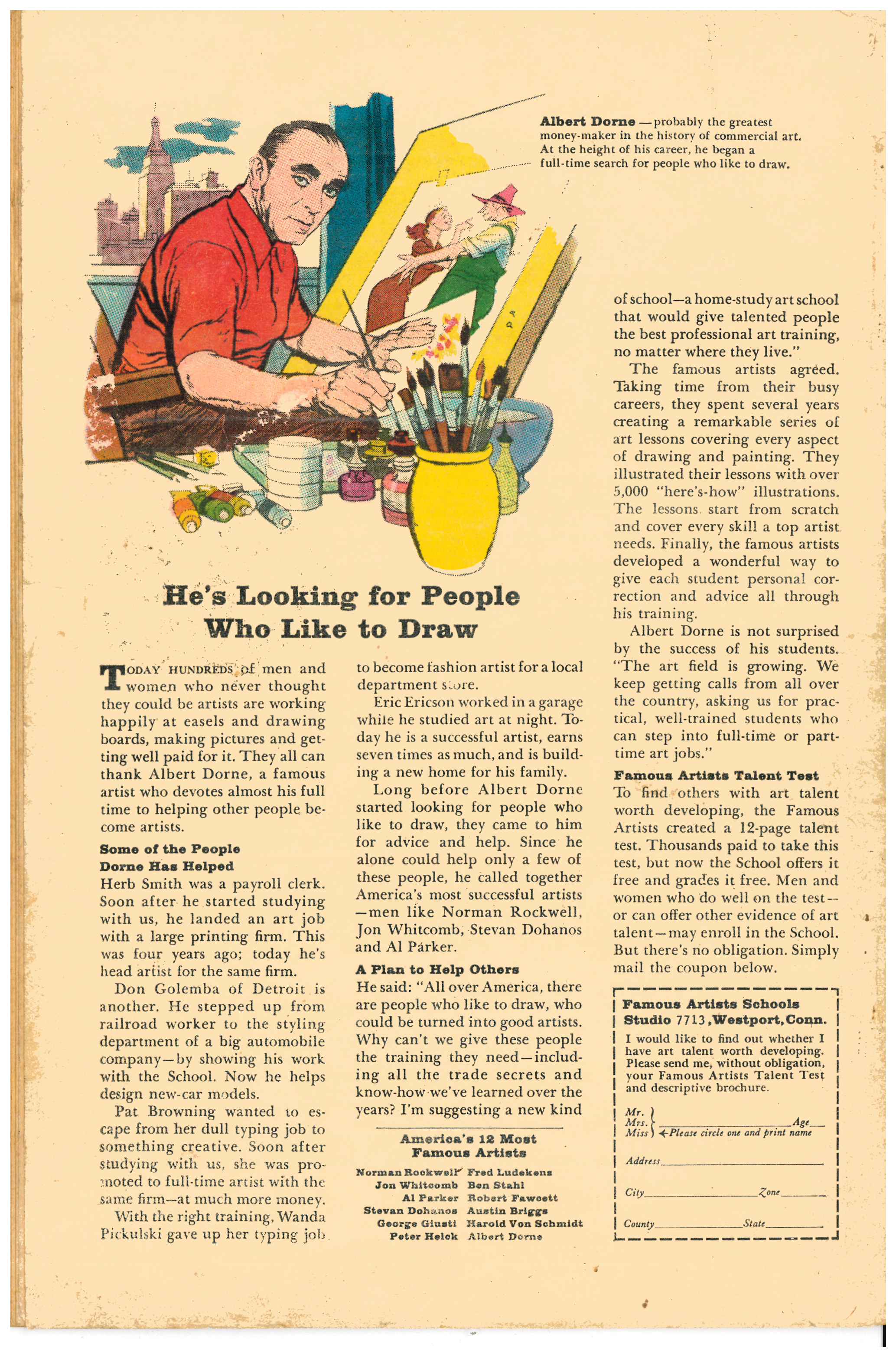 Tales of Supsense #71 backside