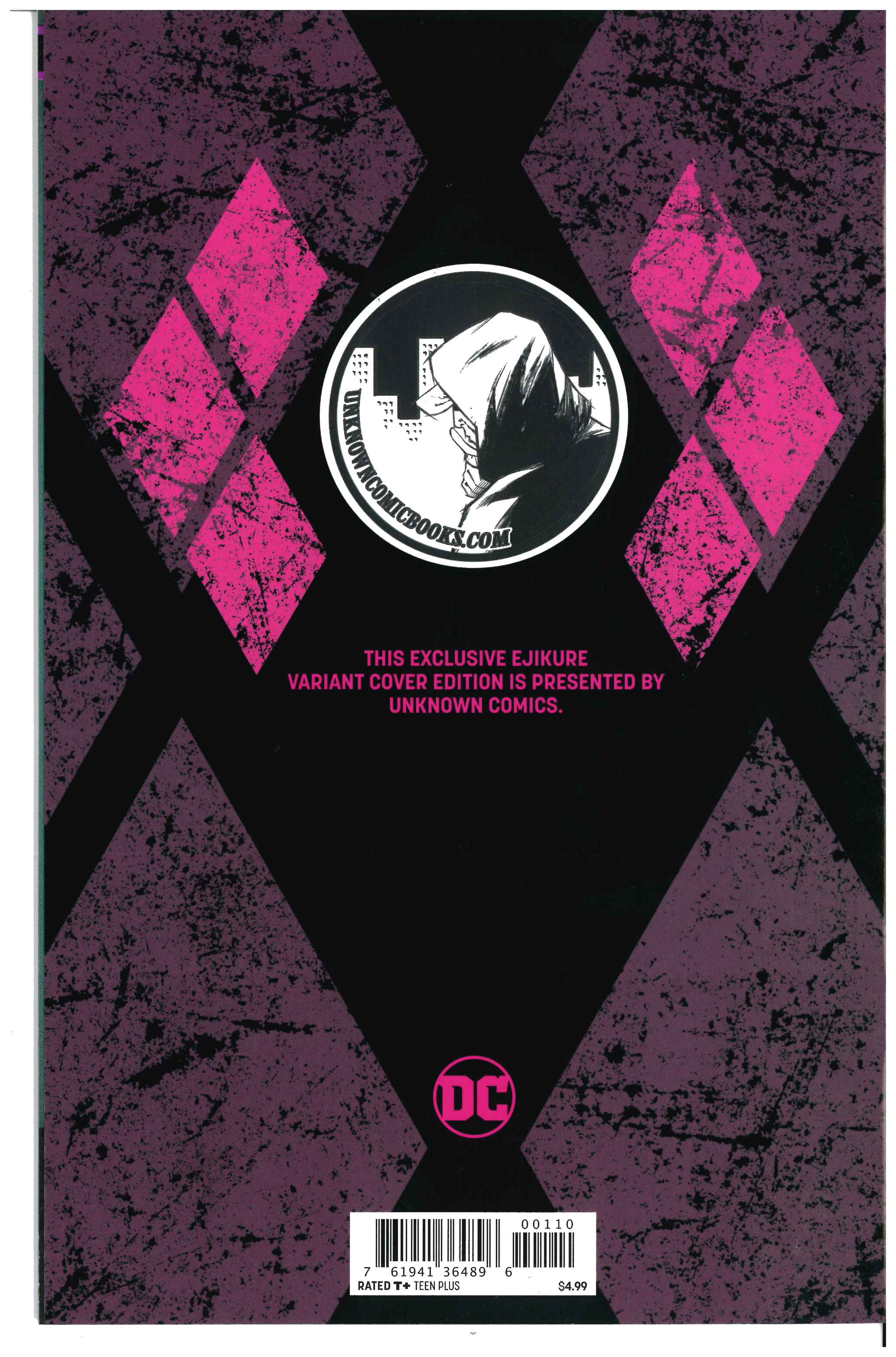 Harley Quinn's: Villian of The Year #1 backside