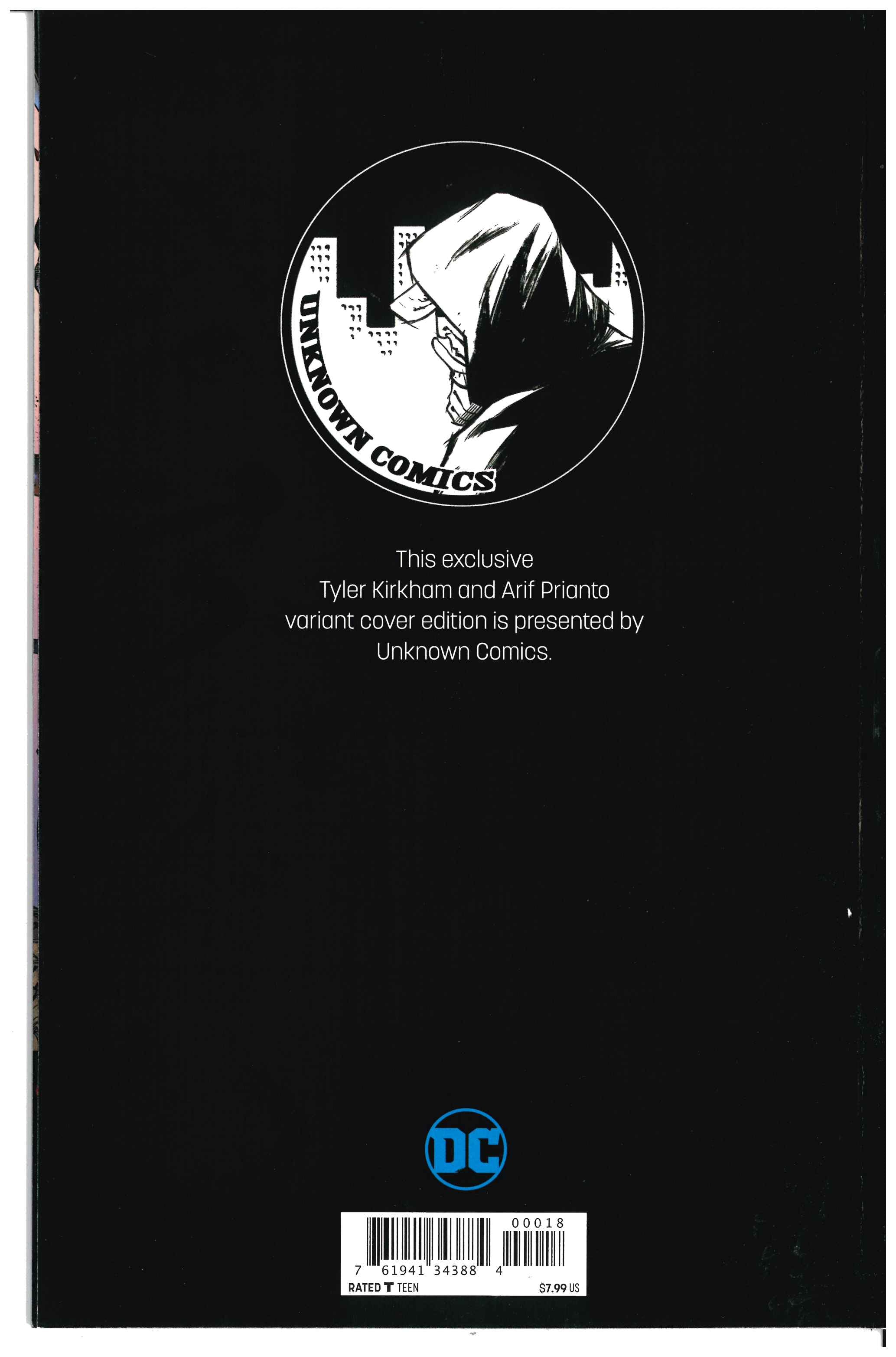 Action Comics #1000 backside