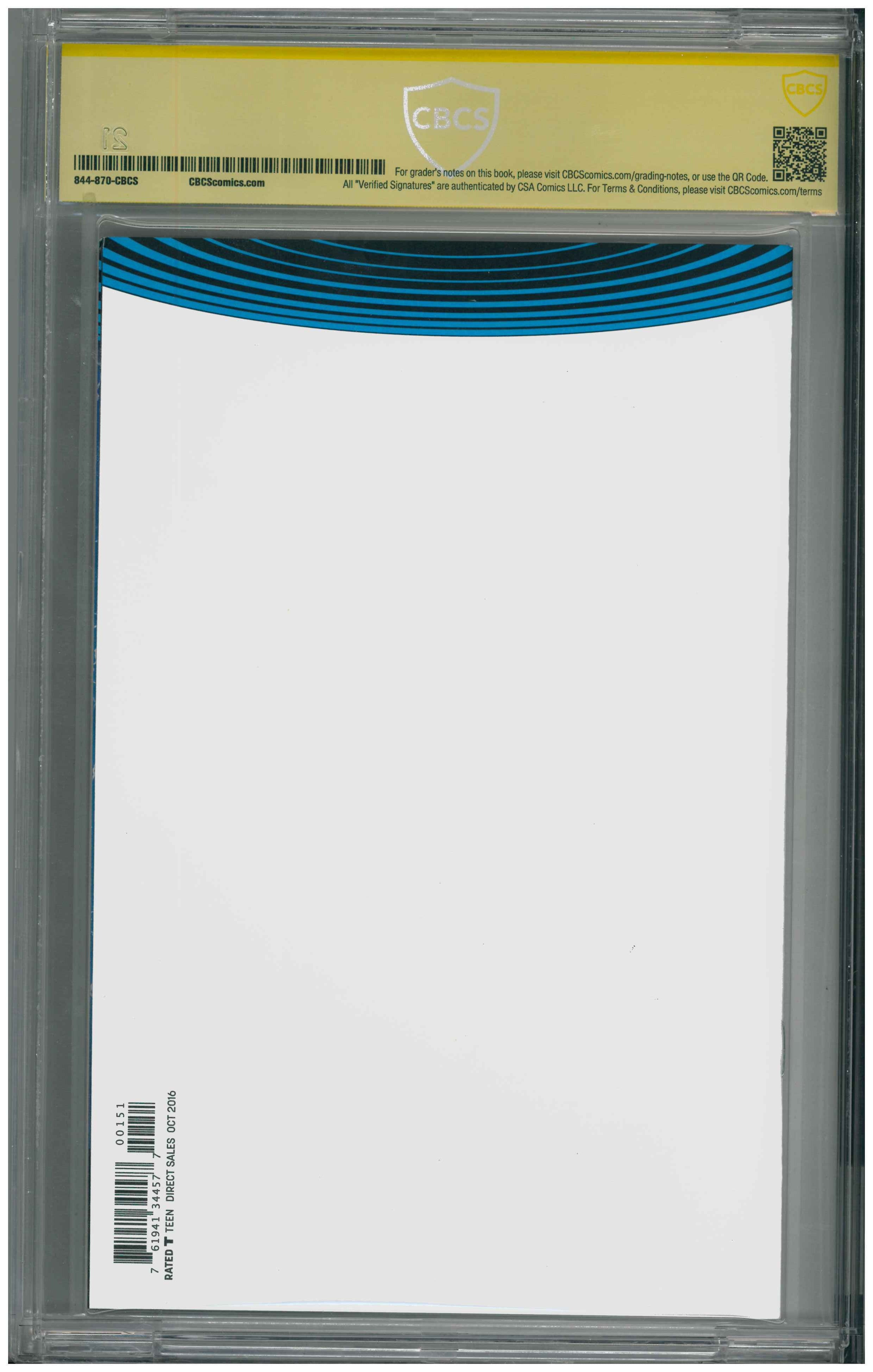 All Star Batman #1 | Signed & Sketch by Jock backside