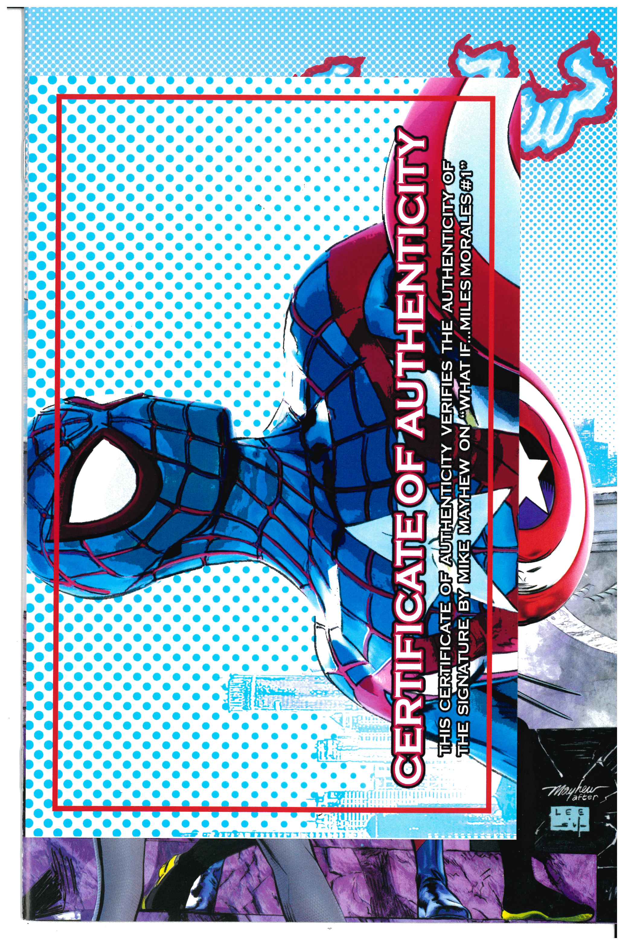 What If... Miles Morales #1 | Signed by Mike Mayhew Certificate of Authenticity