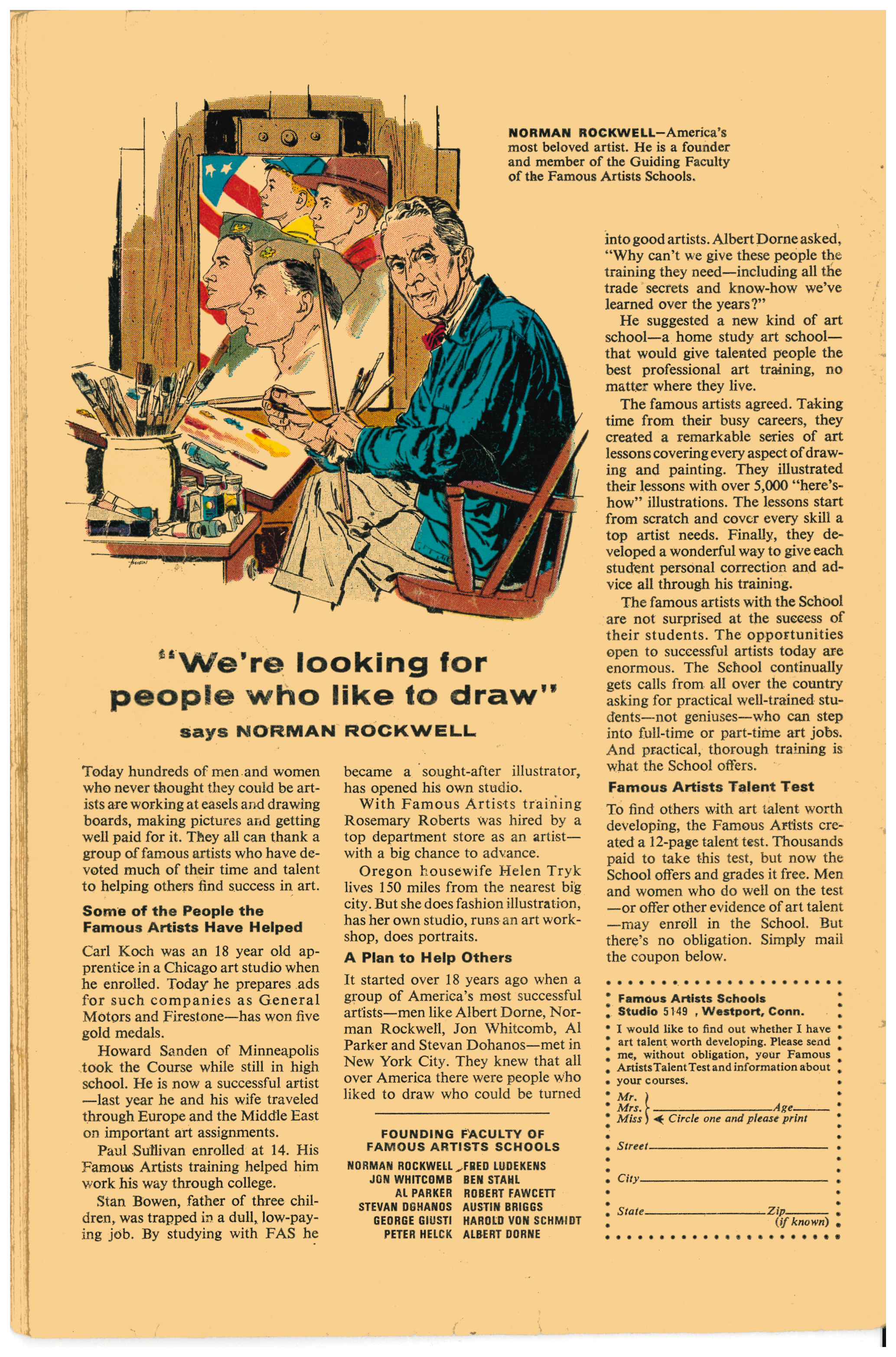 Tales of Suspense #83 backside