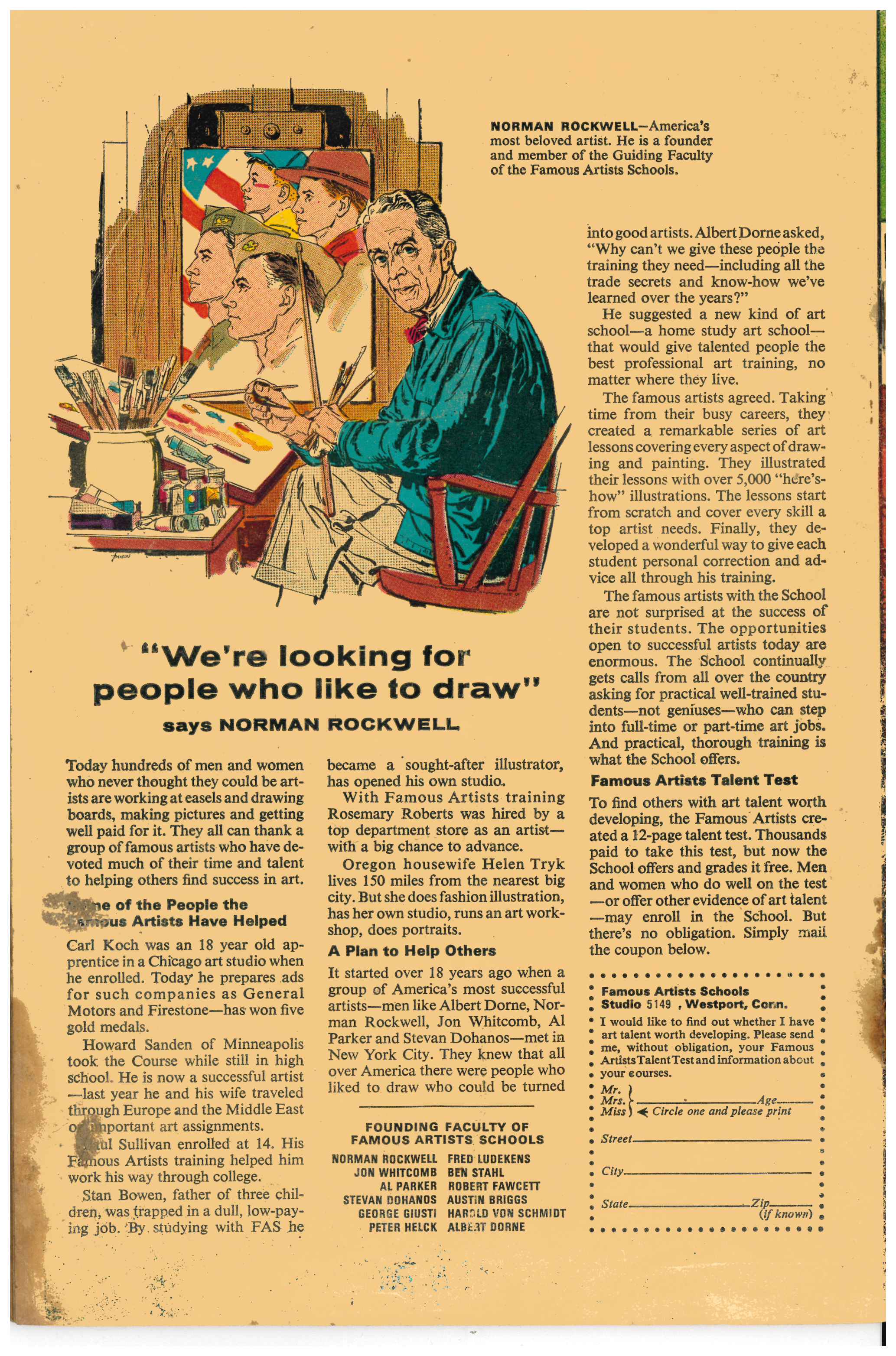 Tales of Suspense #84 backside