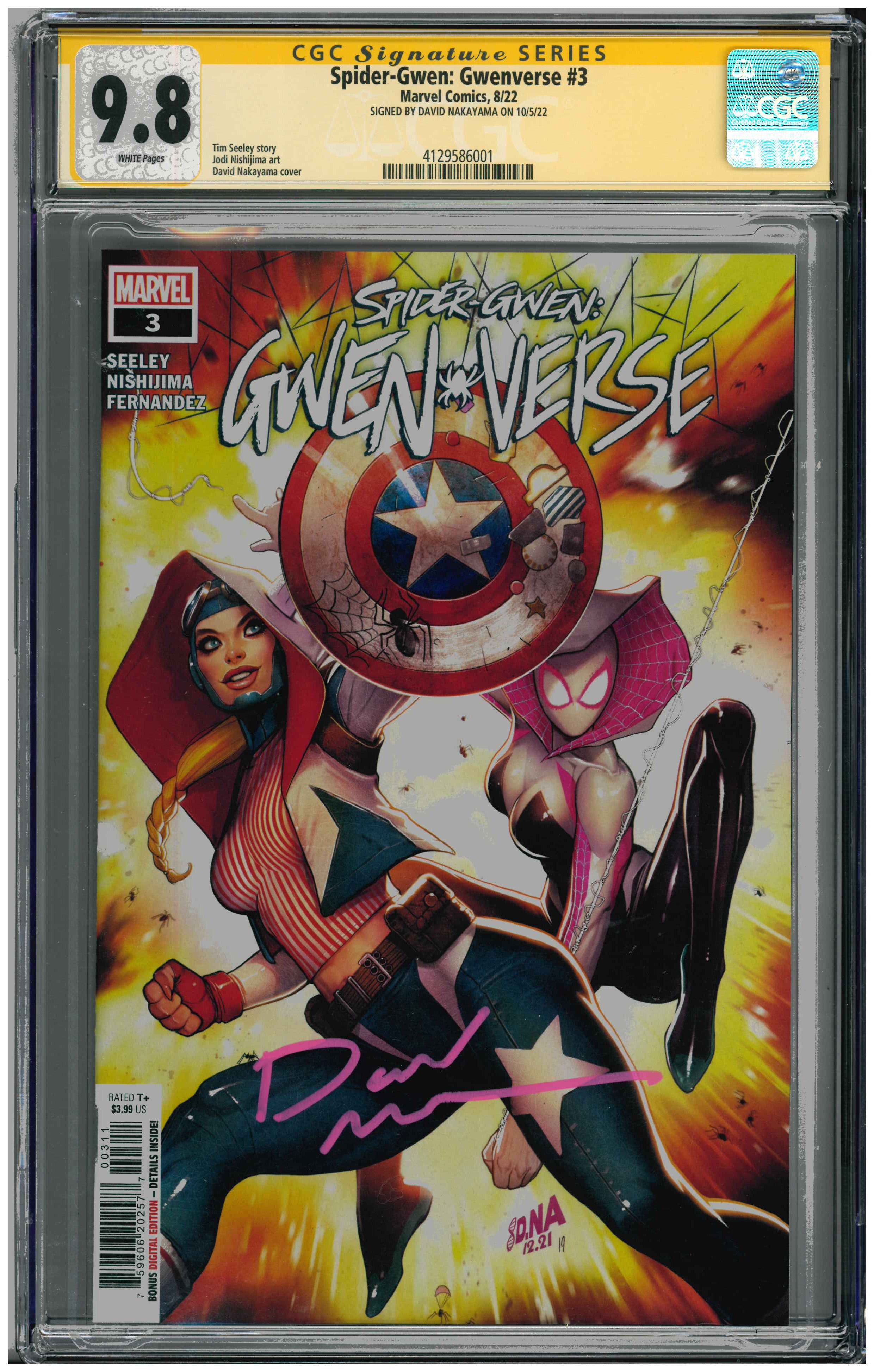 Spider-Gwen: Gwenverse #3 | Signed by David Nakayama