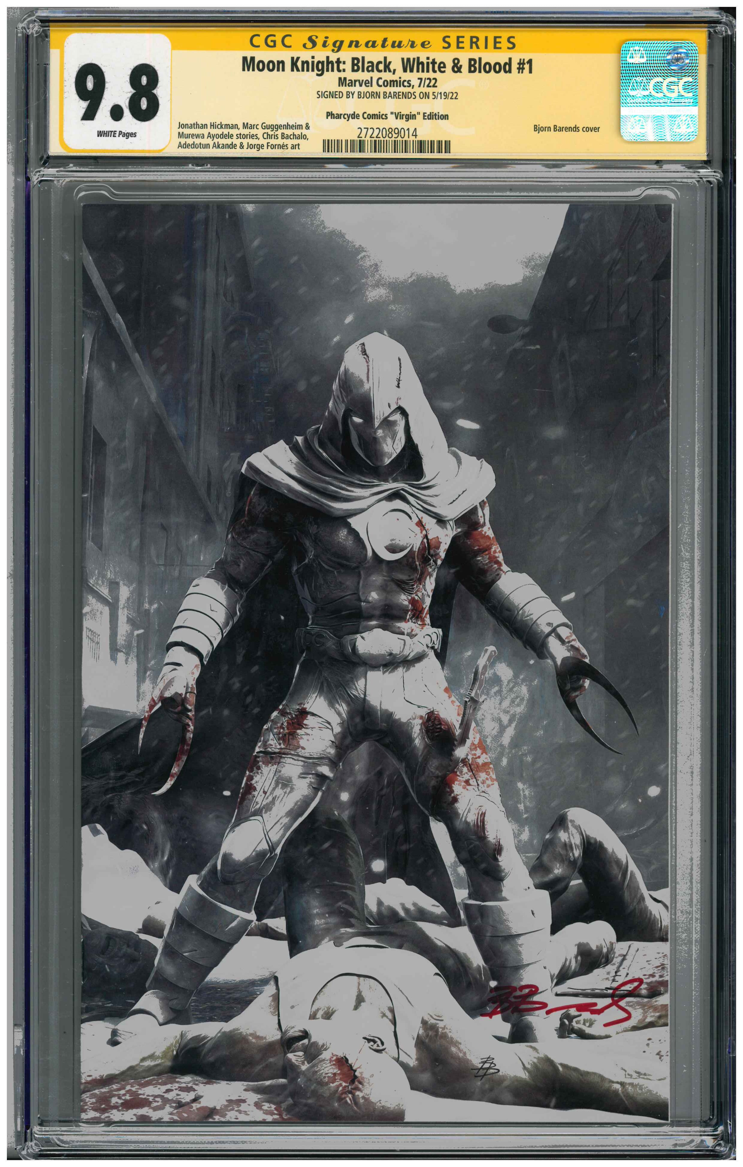 Moon Knight: Black, White & Blood #1 | Signed by Bjorn Barends