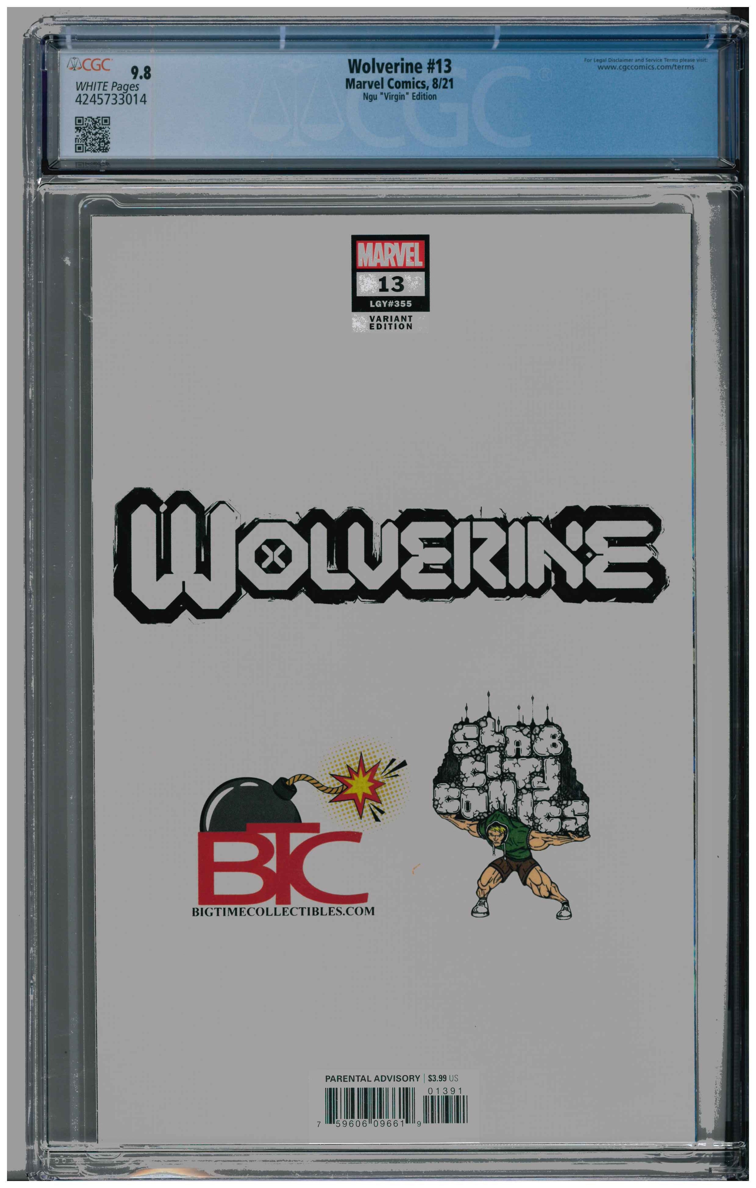 Wolverine #13 backside