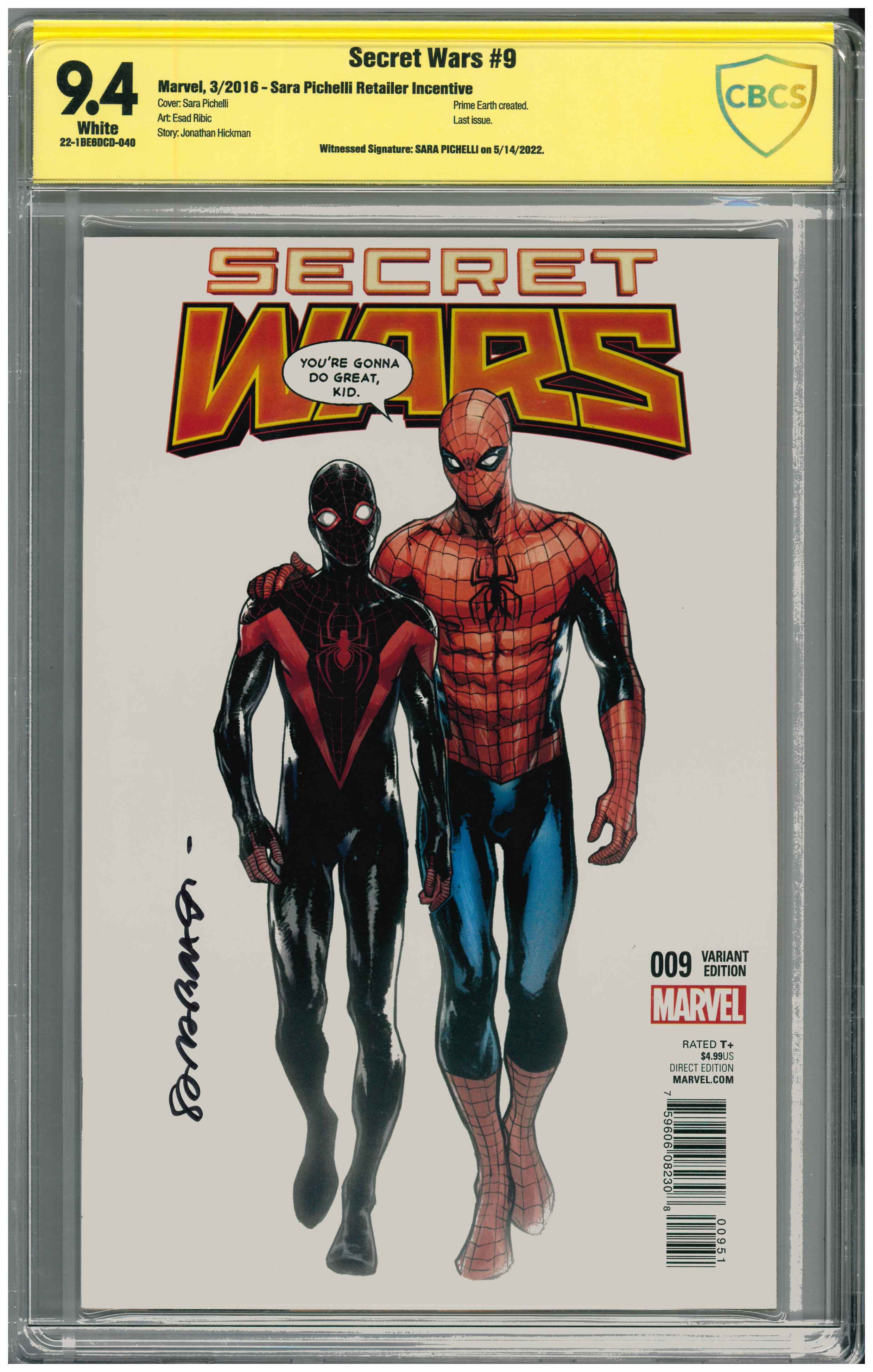 Secret Wars #9 | Signed Sara Pichelli