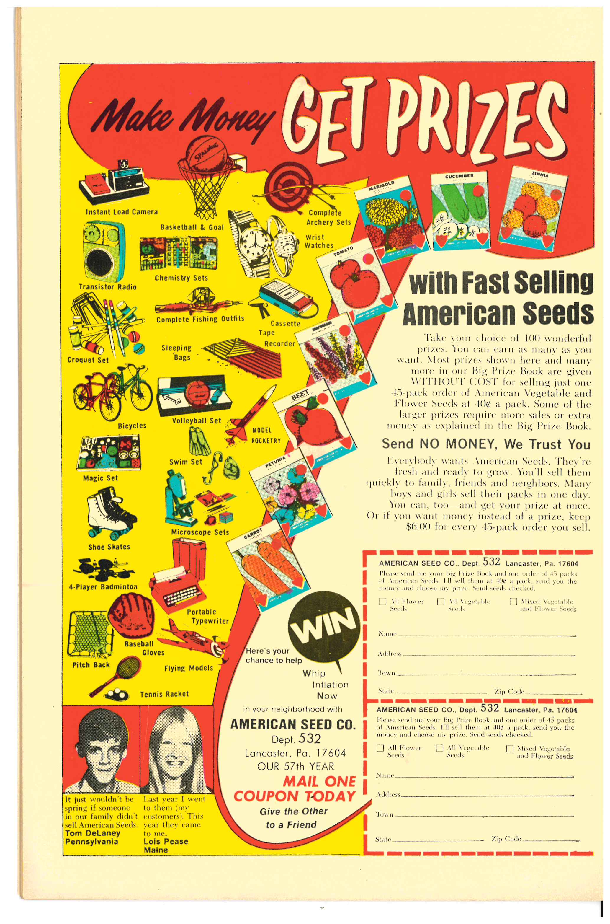 Adventure Comics #439 backside