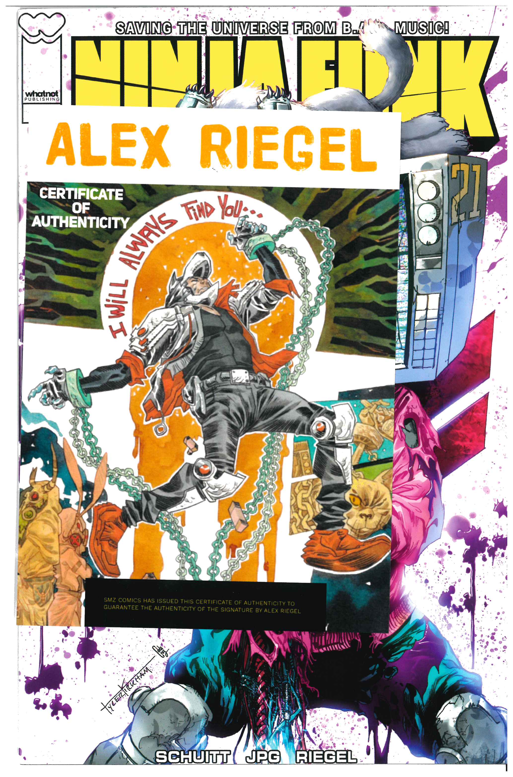 Ninja Funk #1 | Signed by Alex Riegel COA