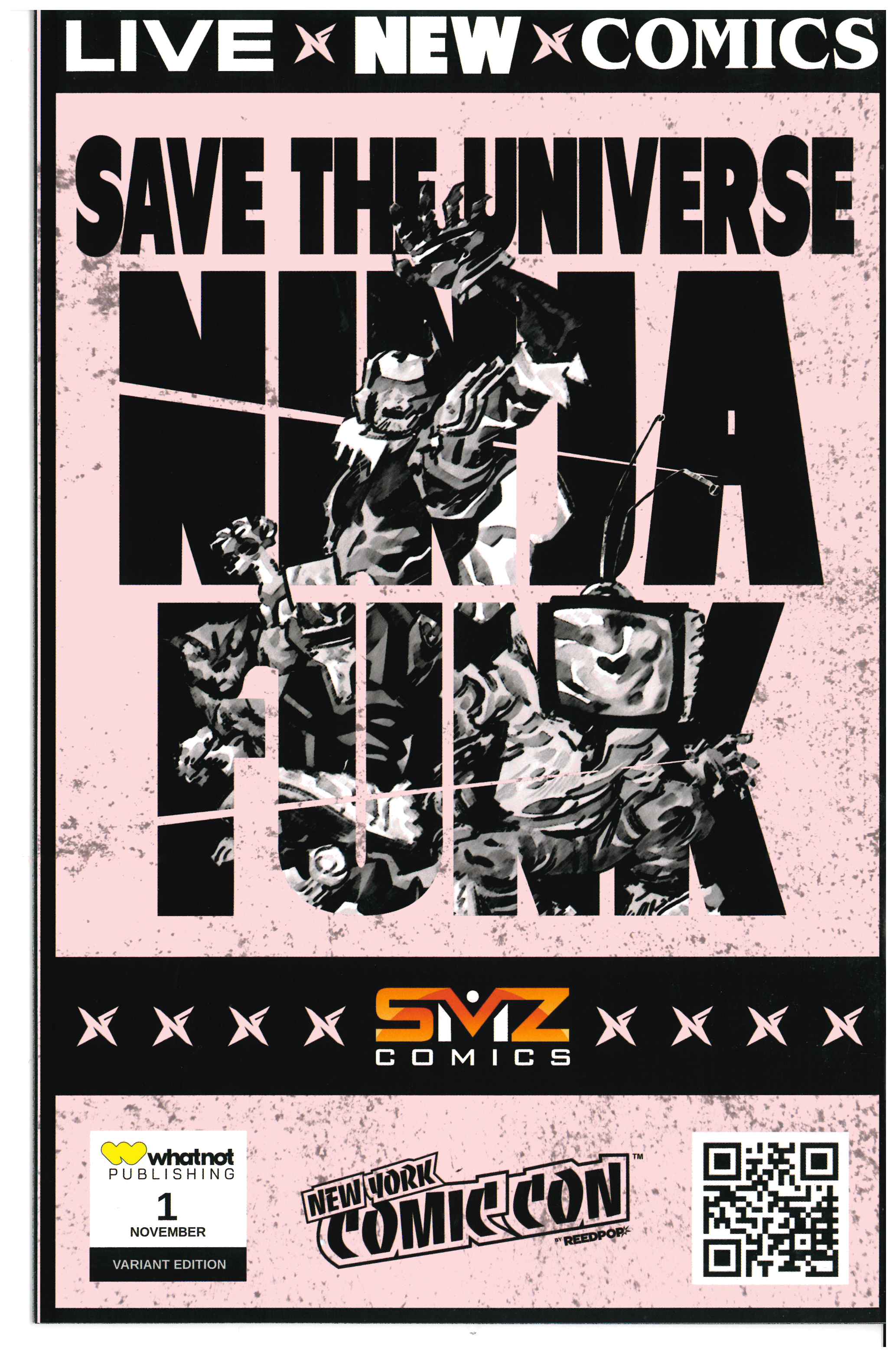 Ninja Funk #1 | Signed by Alex Riegel backside