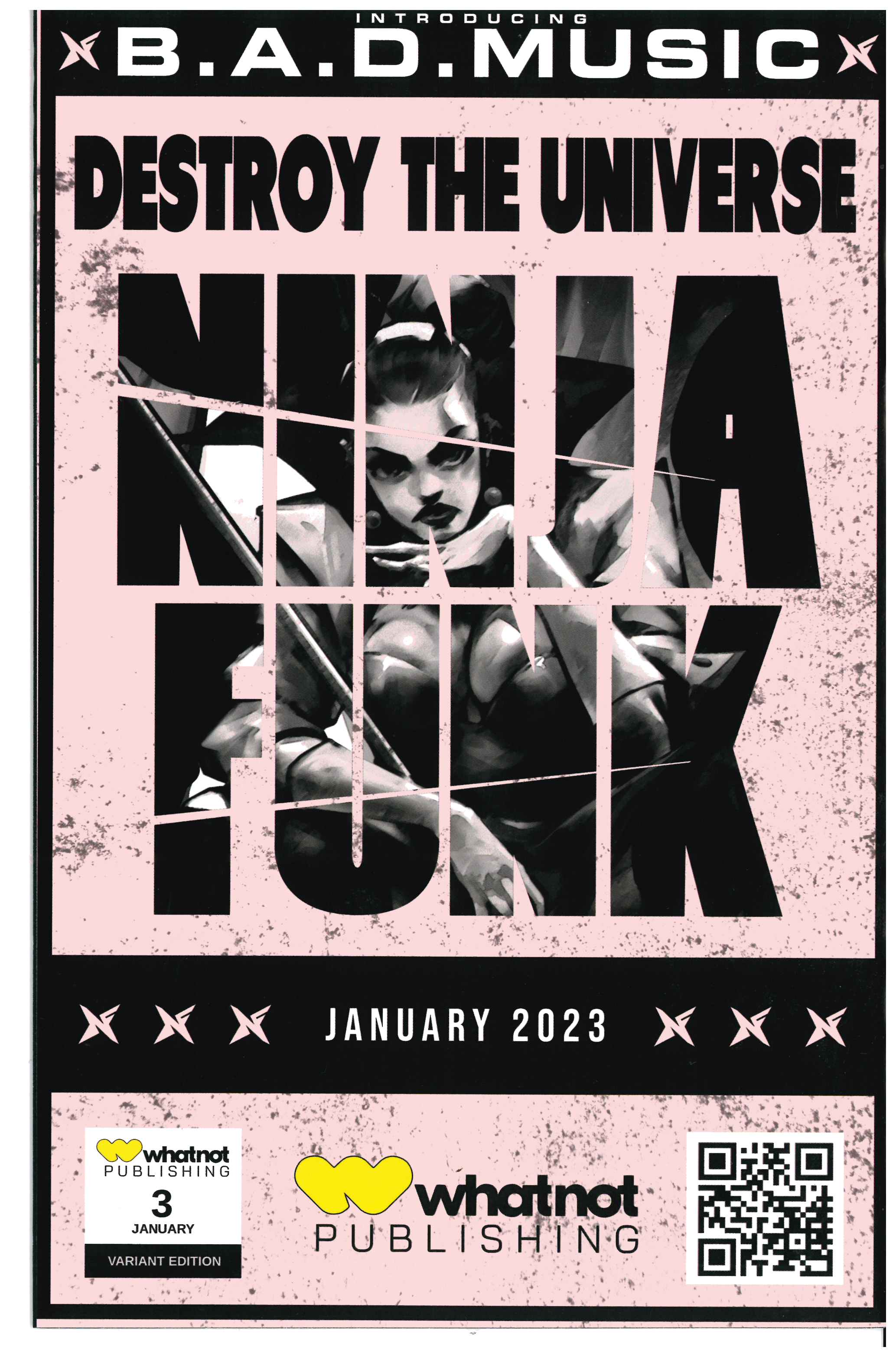 Ninja Funk #1 | Signed by Alex Riegel backside