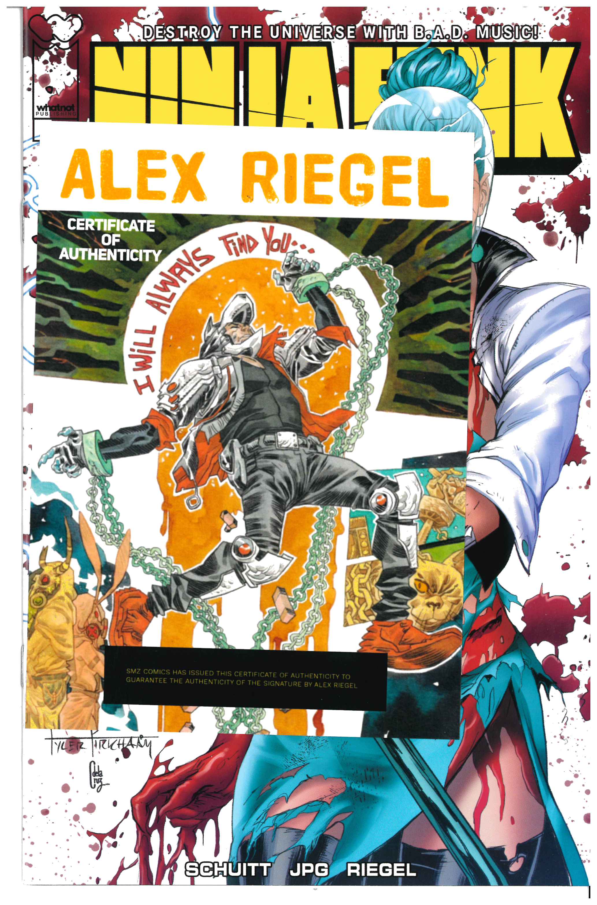 Ninja Funk #1 | Signed by Alex Riegel COA