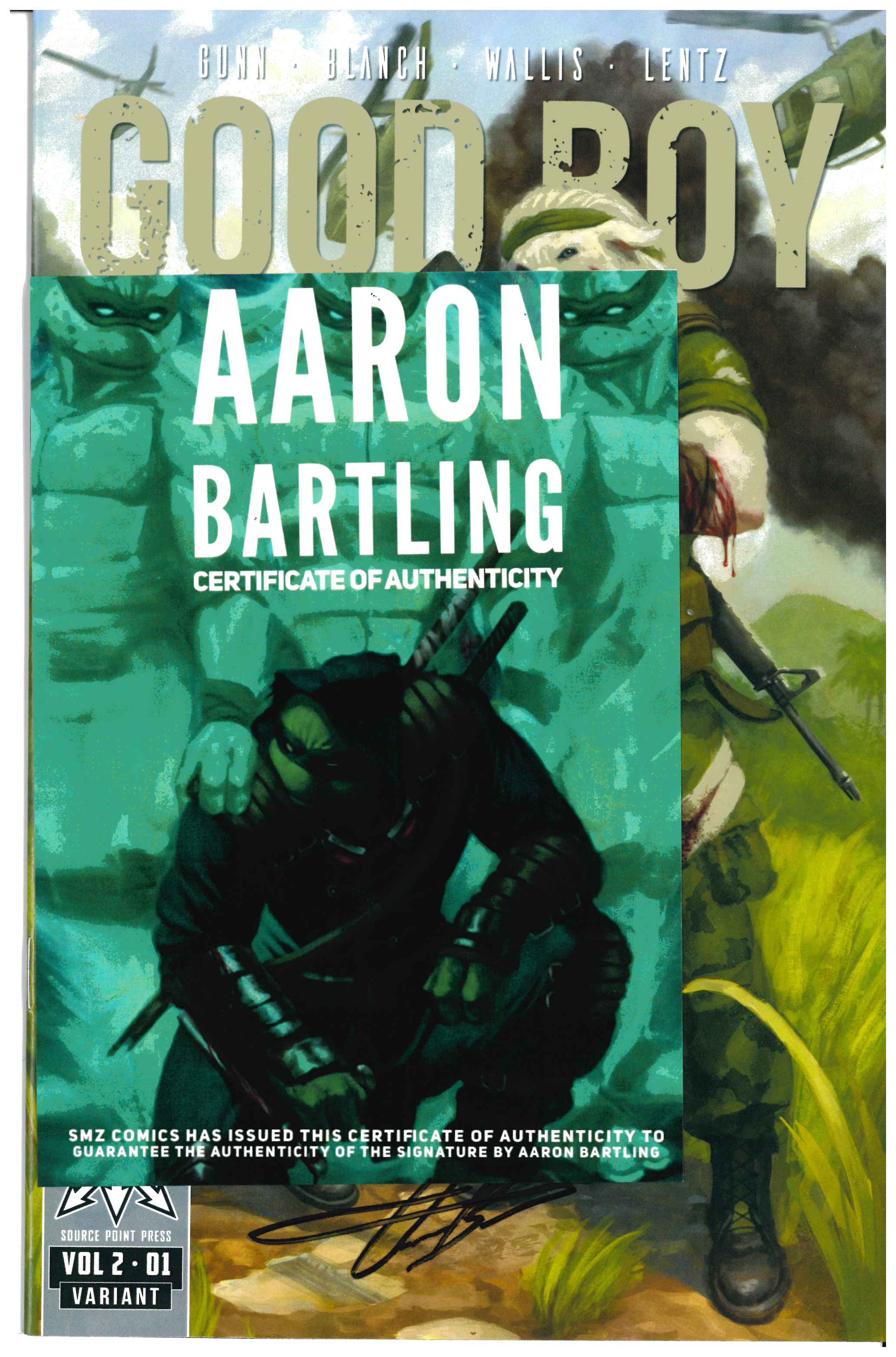 Good Boy #1 | Signed by Aaron Bartling COA