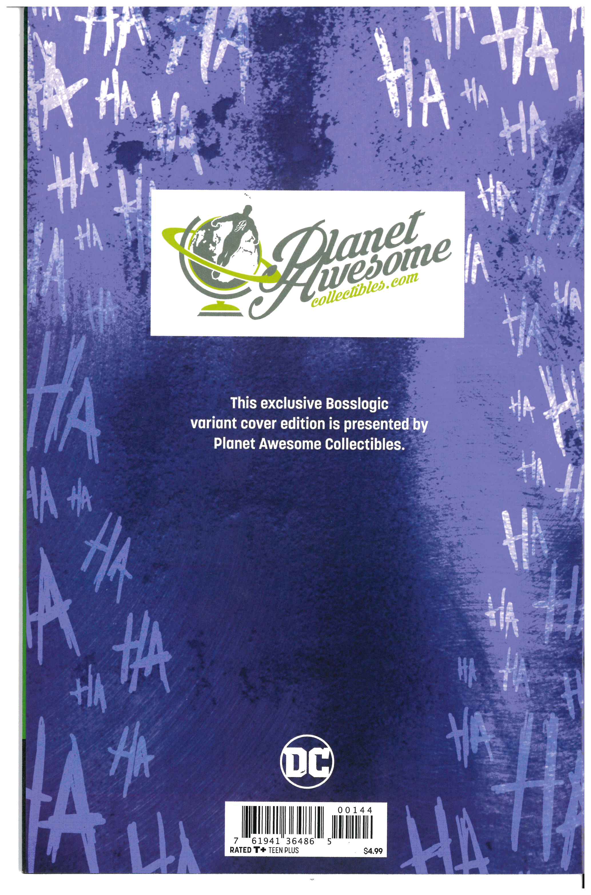 Joker: Year Of The Villian #1 backside