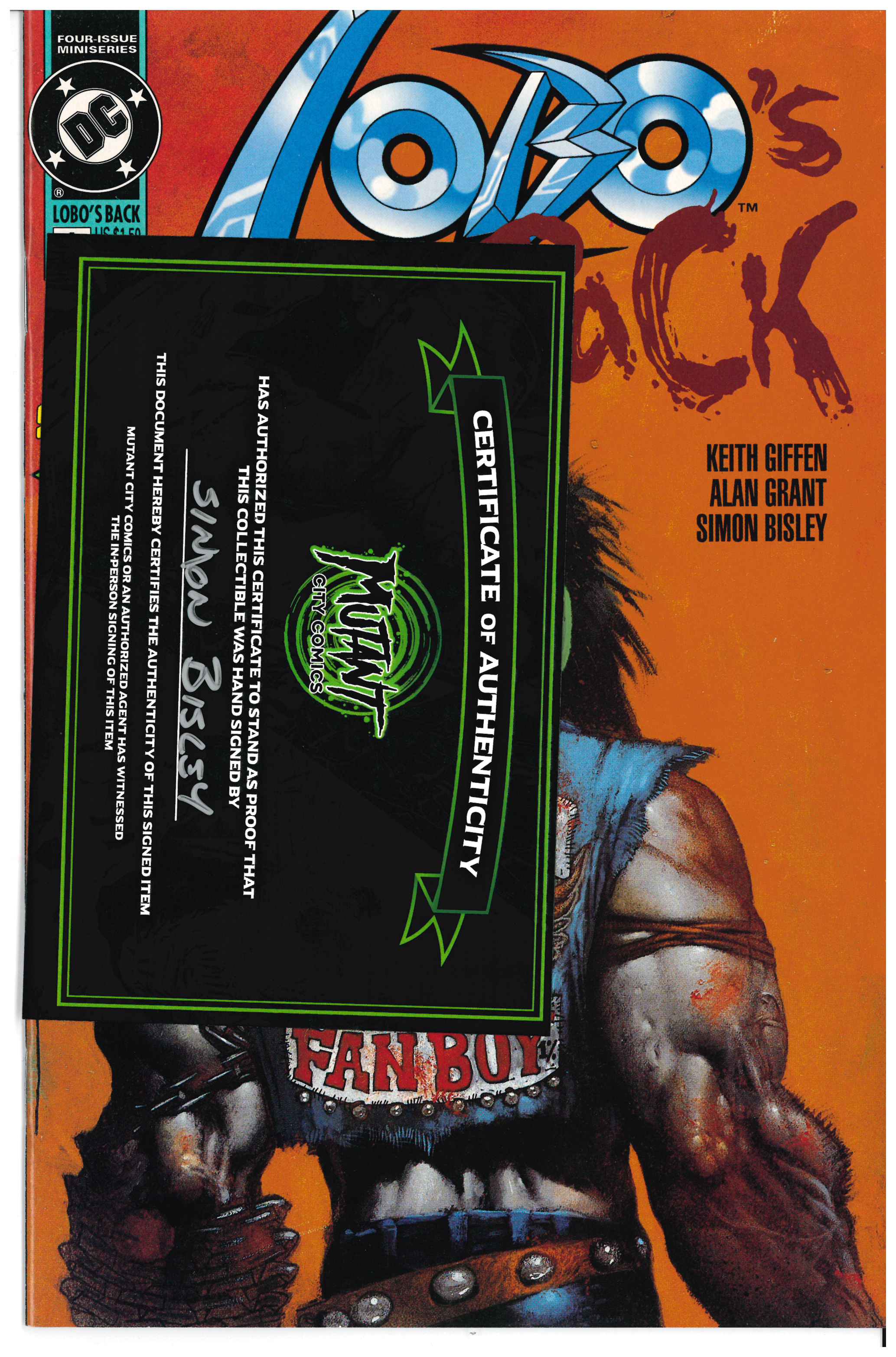 Lobo #1 | Signed by Simon Bisley COA