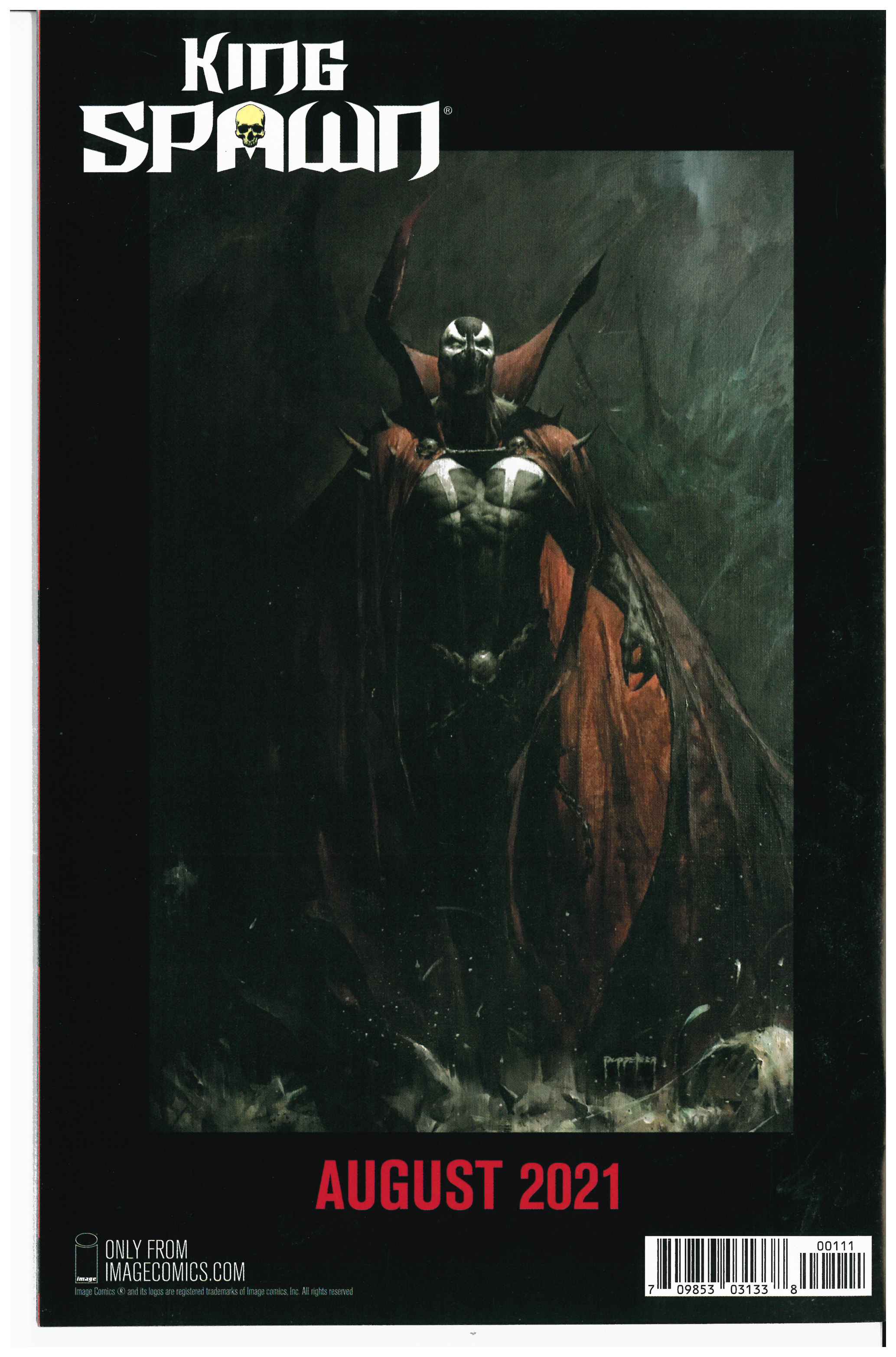 Spawn's Universe #1 backside